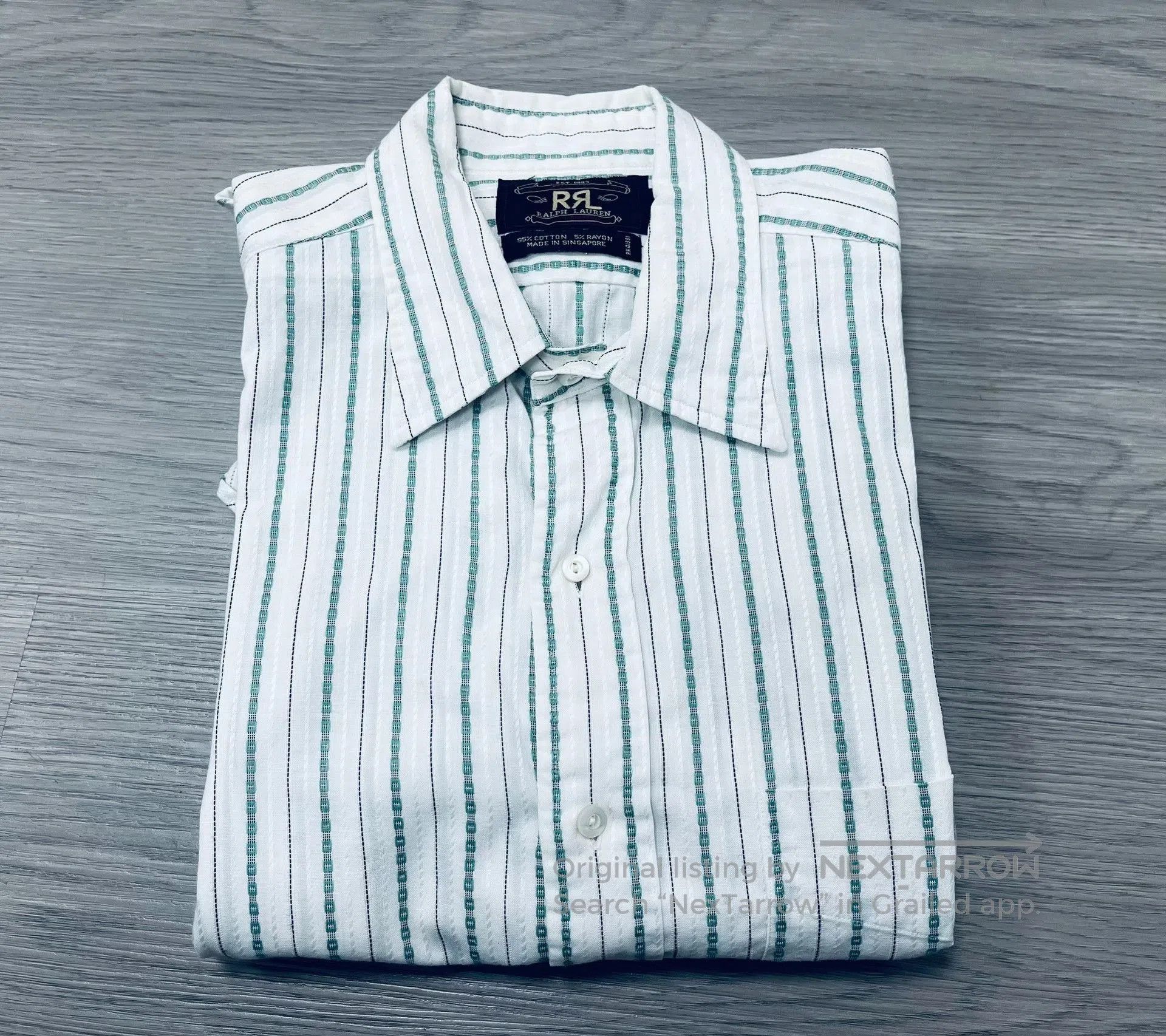 RRL Ralph Lauren RRL Vintage Embroidered Truck Logo Shirt. Size US M / EU 48-50 / 2 - 3 Thumbnail