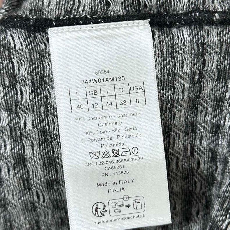 Dior New TwoPiece Cashmere Cardigan Set-2506 Size M / US 6-8 / IT 42-44 - 7 Thumbnail