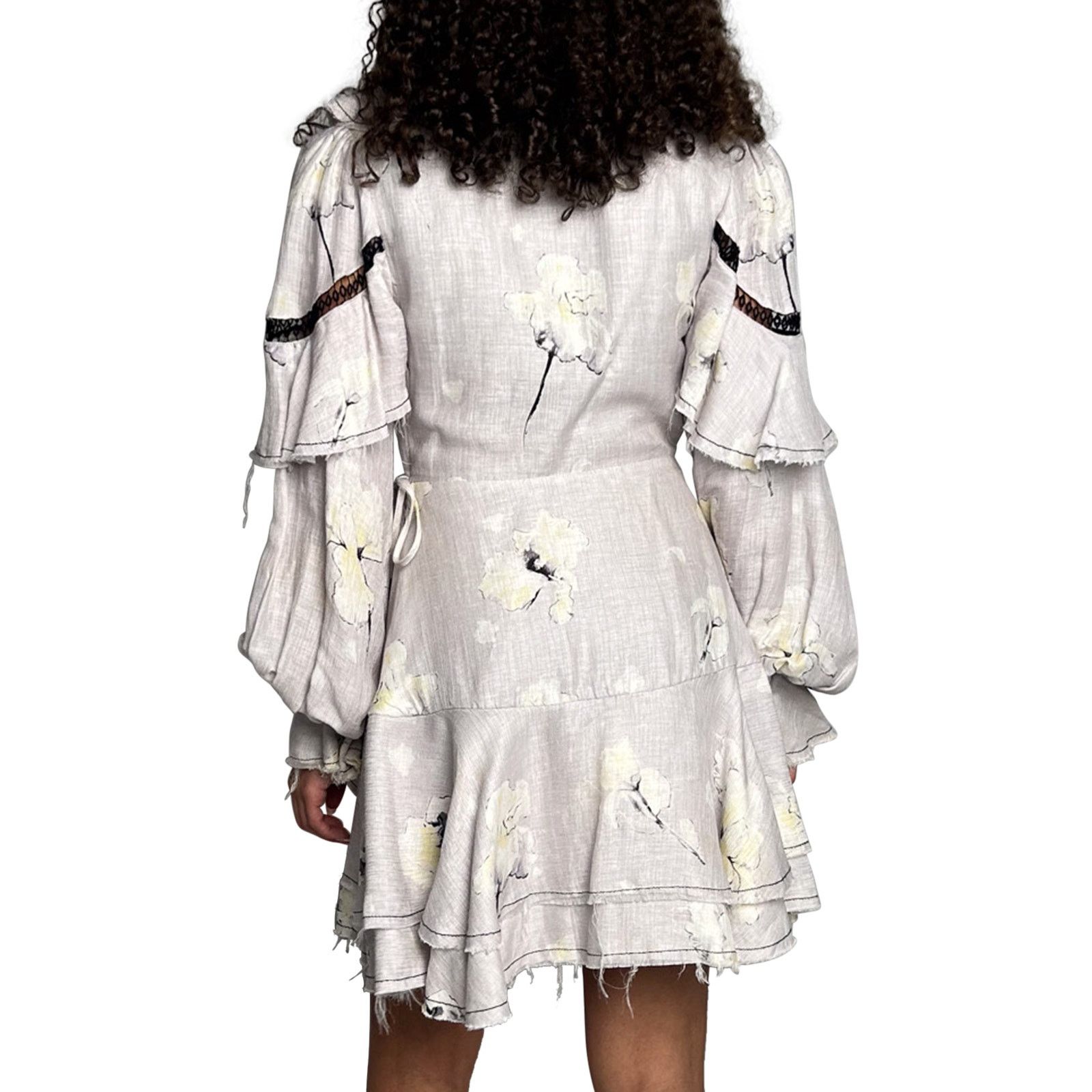 AJE Purple wrap dress Grailed