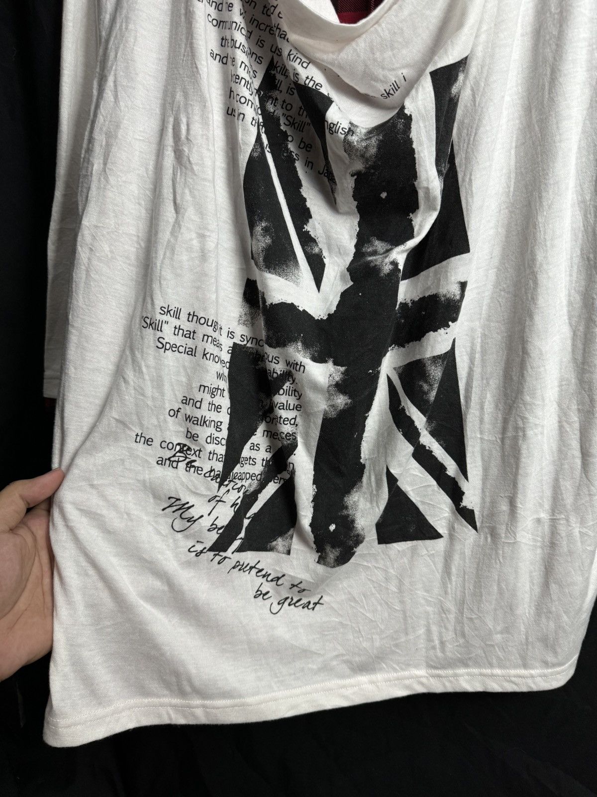 Hysteric Glamour × If Six Was Nine × Japanese Brand Not Alone Double Layers Poem Long Sleeve Size US L / EU 52-54 / 3 - 2 Thumbnail
