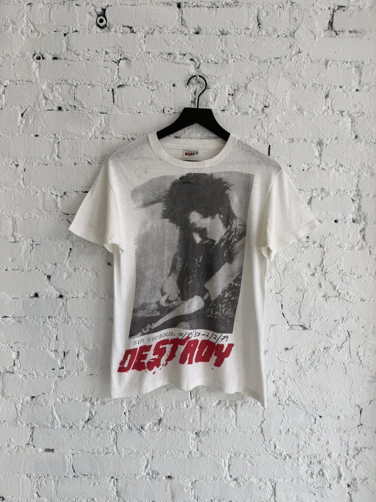 1980s SID VICIOUS ‘DESTROY’ TEE
