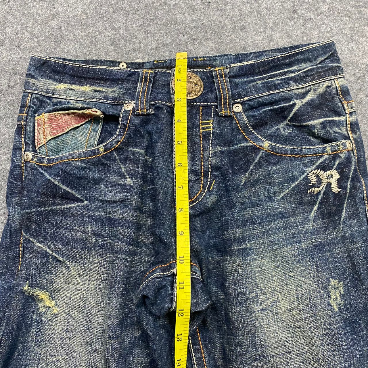 If Six Was Nine 💥Best Offer💥Vintage Riobera Jeans Distressed Denim Size US 30 / EU 46 - 8 Thumbnail