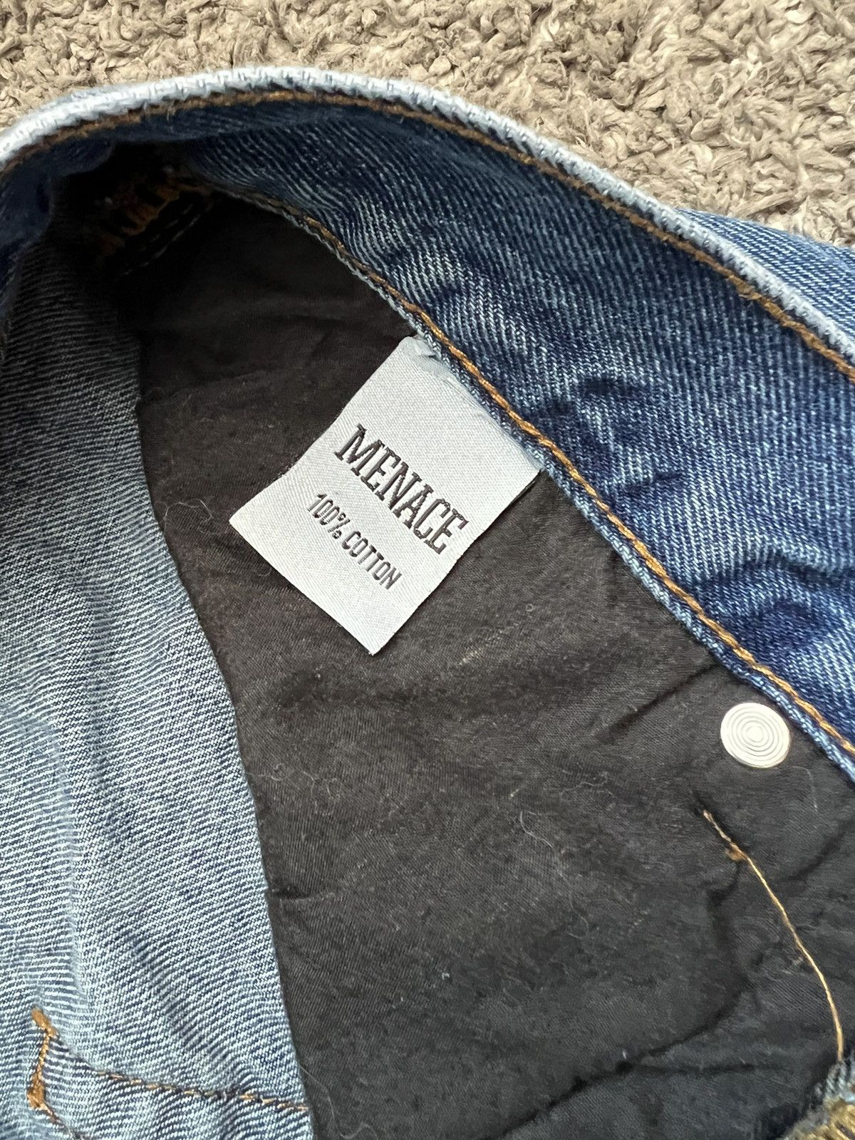 Menace Menace Blue Denim Size US 32 / EU 48 - 9 Thumbnail