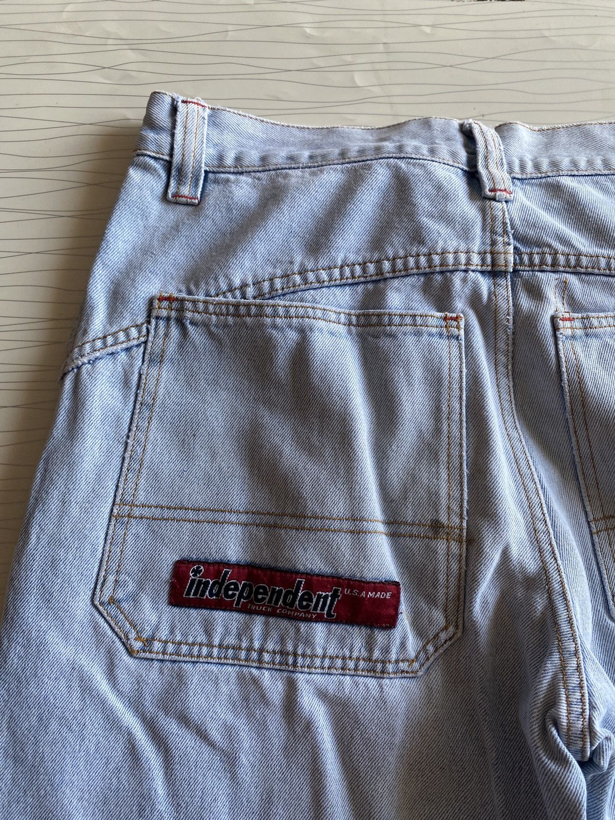 Independent Truck Co. 💥RARE💥 Vintage Baggy Jeans Independent Truck Company Size US 32 / EU 48 - 4 Thumbnail