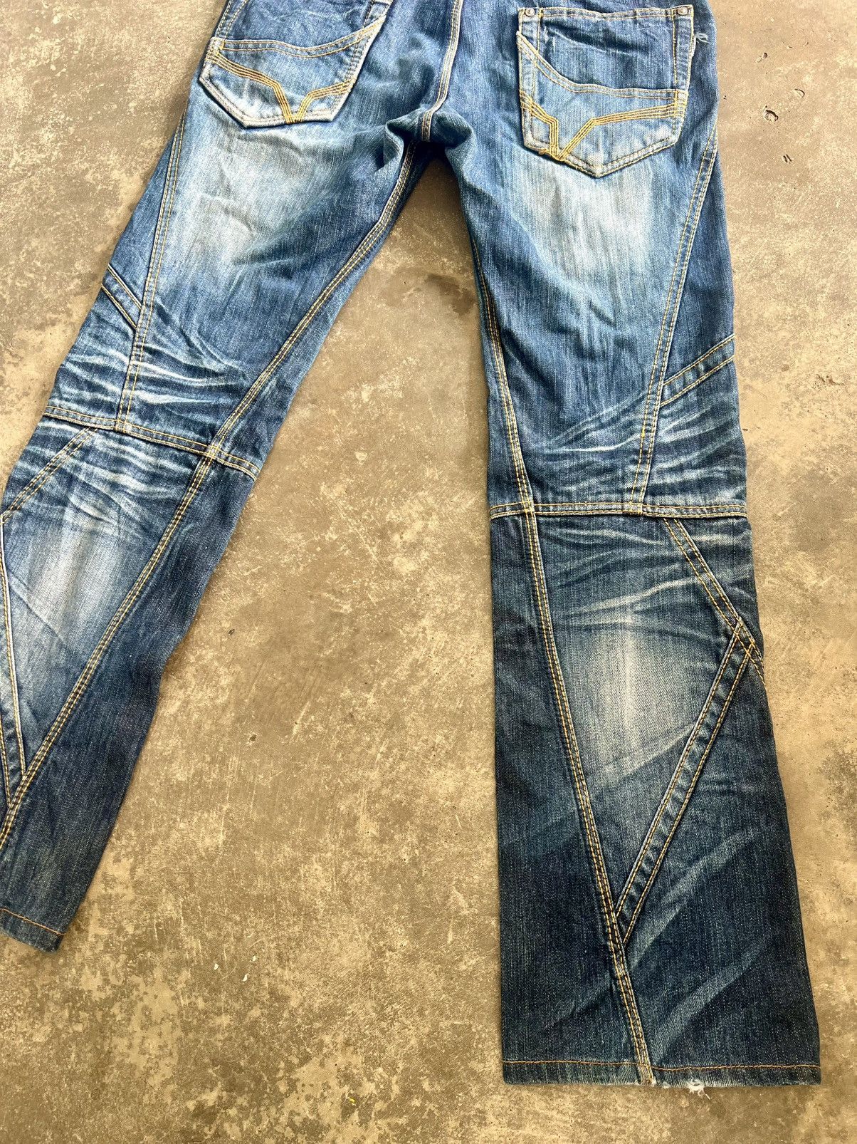 HIDEAWAYS Vintage Nicole Club For Men Indigo Punk Style Jeans Size US 32 / EU 48 - 13 Thumbnail