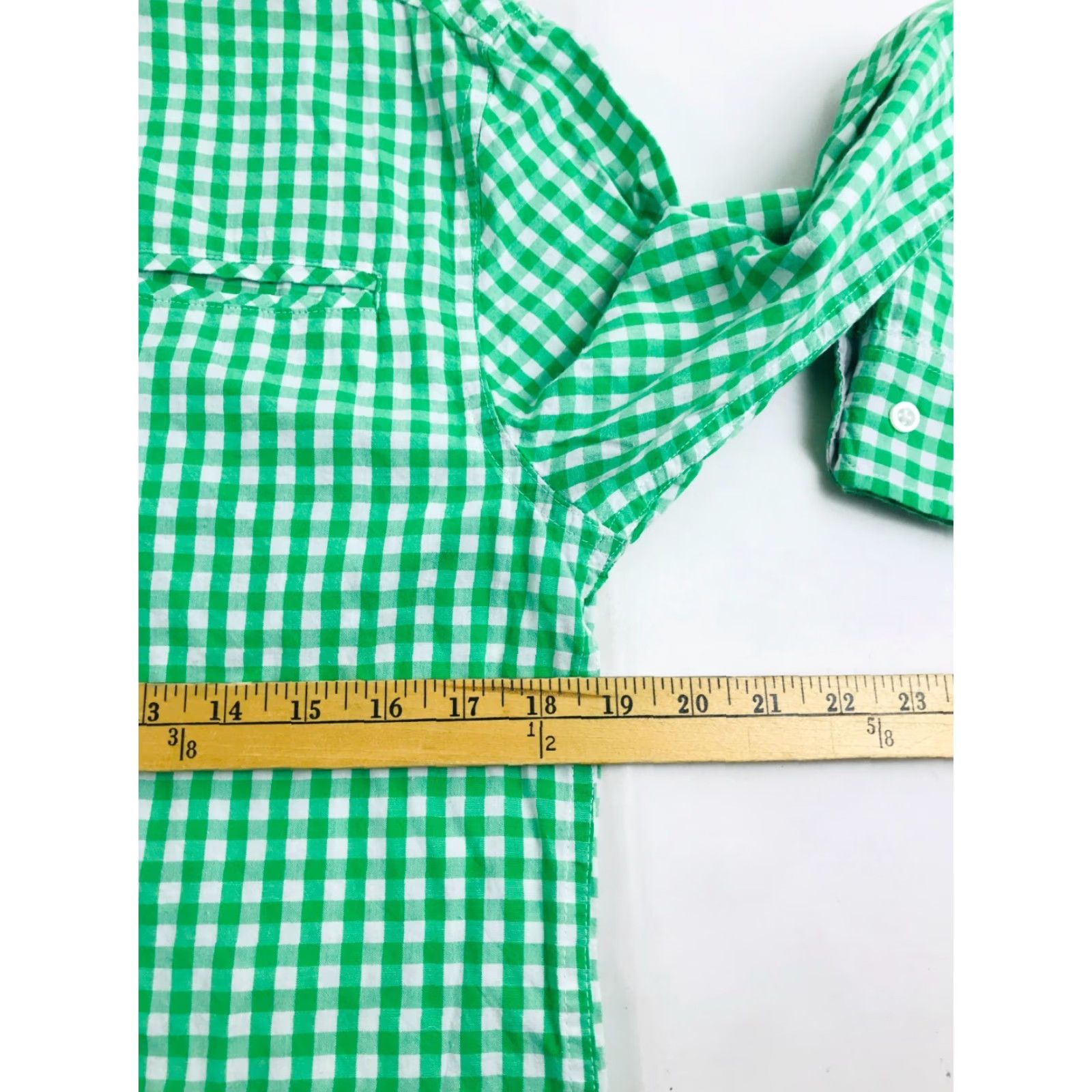 Vintage Artistry in Motion NY Shirt Mens Size Small Green White Checkered Button Down Shirt Size US S / EU 44-46 / 1 - 4 Thumbnail