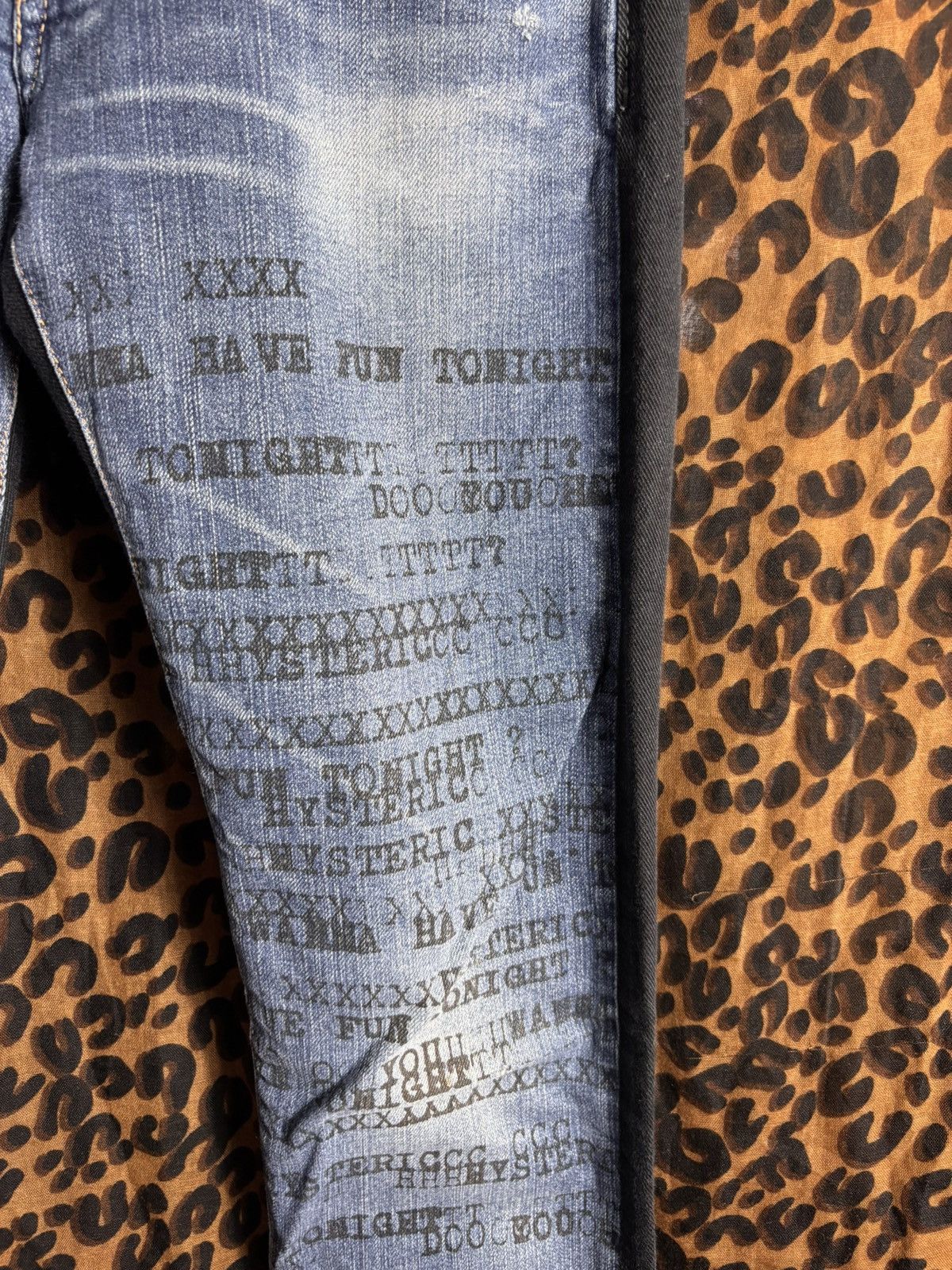 Hysteric Glamour Hysteric Glamour “Do You Wanna Have Fun Tonight” Size US 30 / EU 46 - 8 Thumbnail