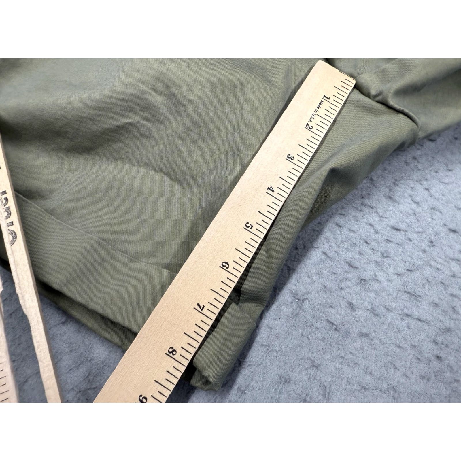 Vintage SSEINSE Shorts Mens 52 Chino Zipper Pocket Pleated 8in Inseam Regular Casual Khaki Green PB1253SS Mens Size US 36 / EU 52 - 5 Thumbnail
