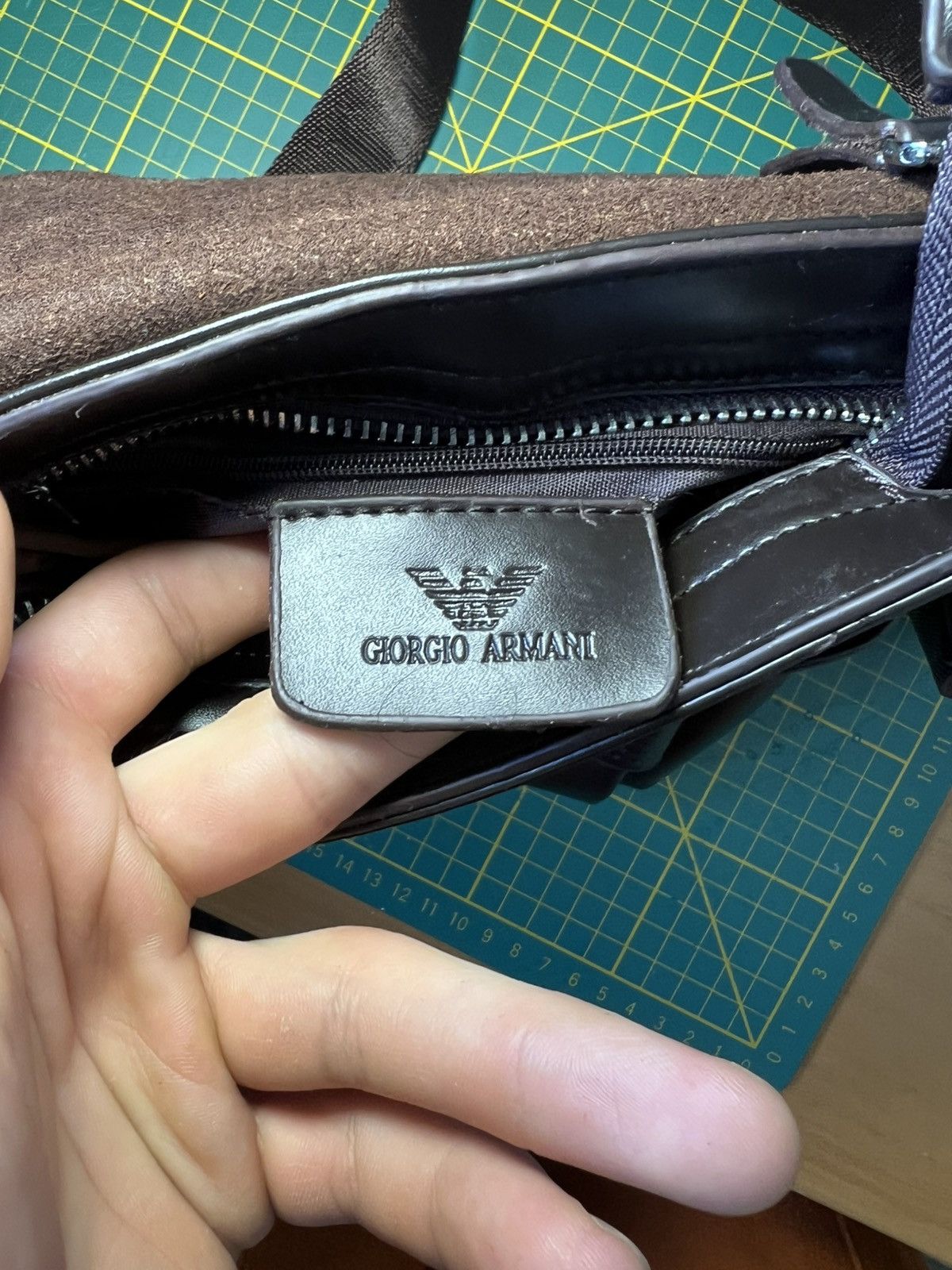 Giorgio Armani Giorgio Armani leather crossbody flap bag Size ONE SIZE - 4 Thumbnail