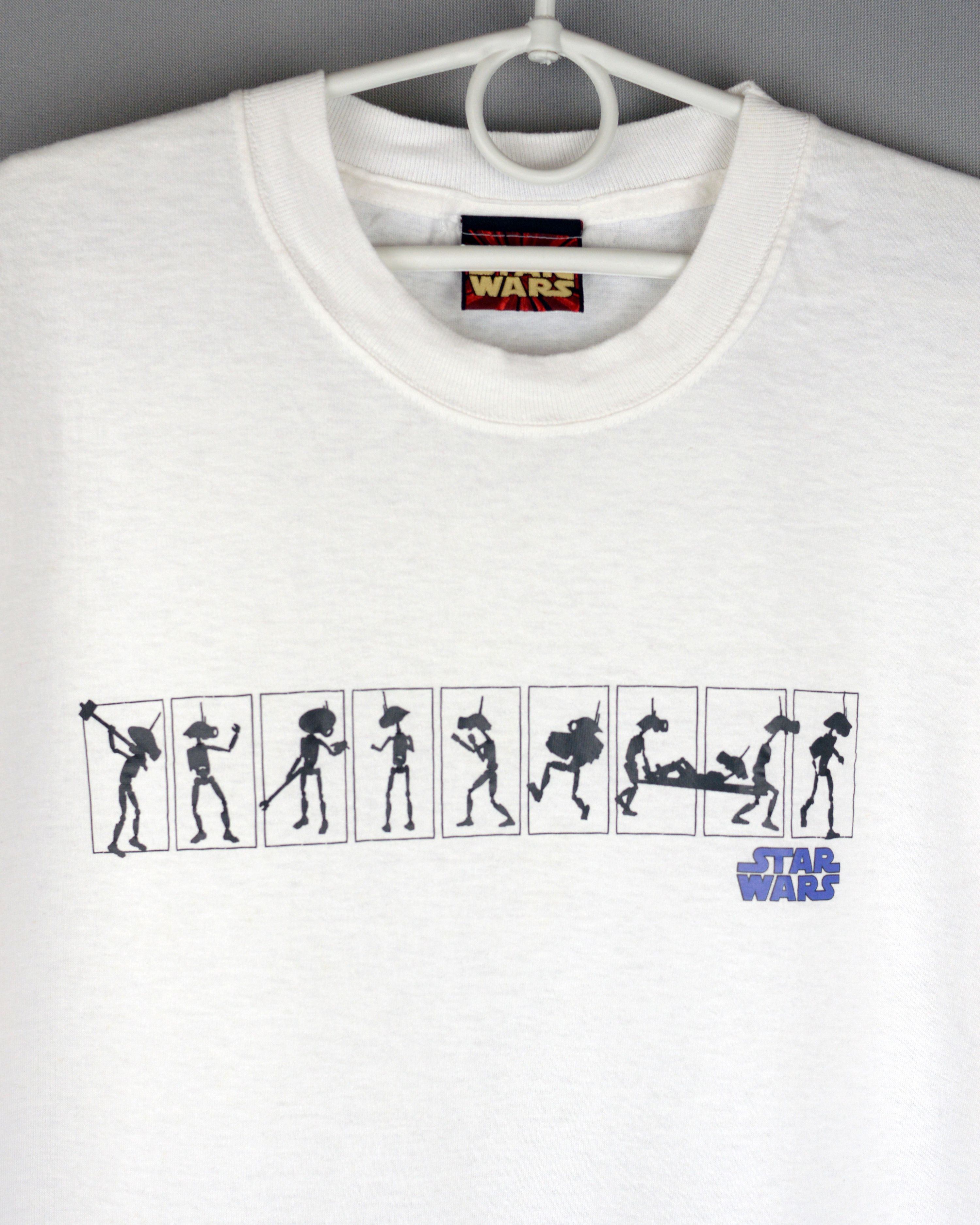 Star Wars × Vintage Vintage Star Wars Droid 90s t shirt Size US M / EU 48-50 / 2 - 2 Thumbnail
