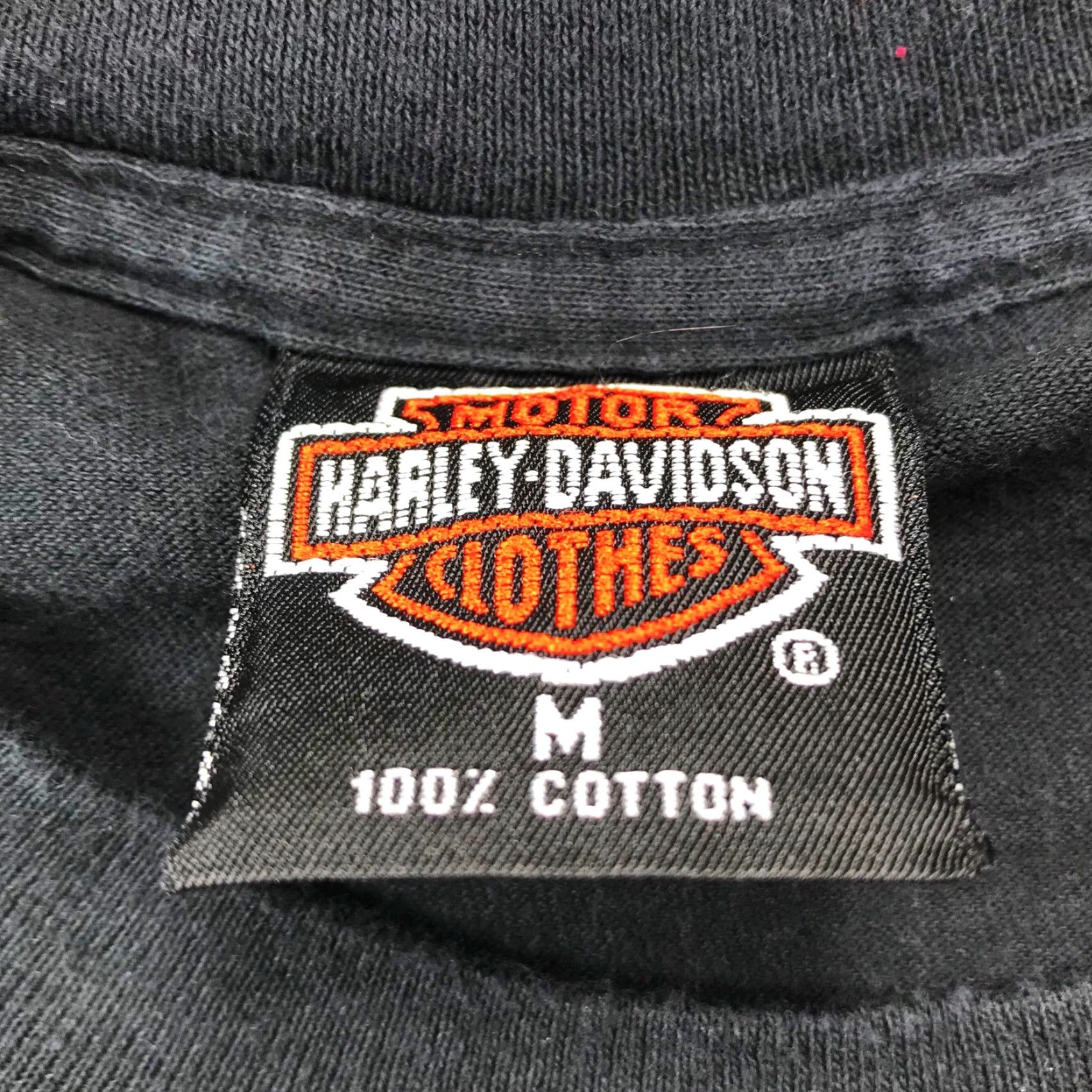 Harley Davidson VINTAGE Harley Davidson Off The Scale T Shirt Mens M Black Cotton Crew Neck Short Sleeve Graphic Tee 80s 90s USA Fun Wear Size US M / EU 48-50 / 2 - 5 Thumbnail