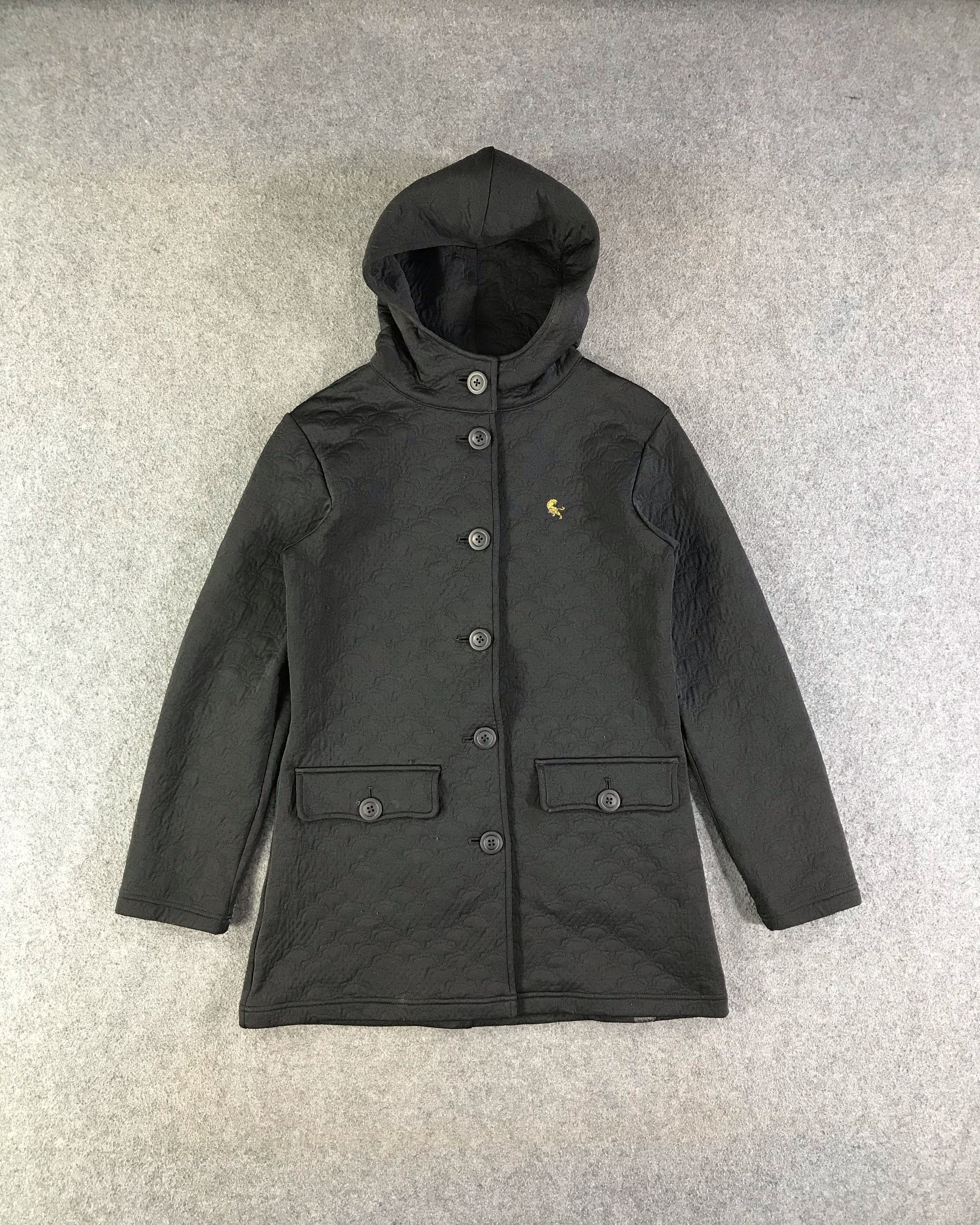 Onitsuka Tiger Onitsuka Tiger Black Parka Coat Jacket -JC324 Size US S / EU 44-46 / 1 - 1 Thumbnail