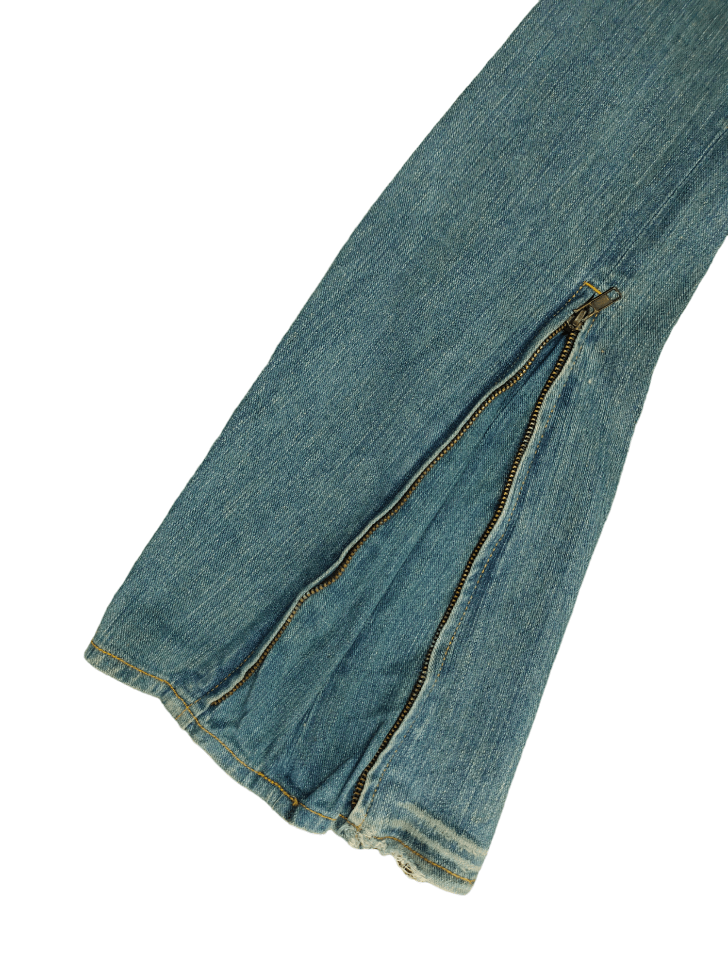 Le Grande Bleu (L.G.B.) Flare Jeans Japan Zipper Faded Boot Cut Y2k Mudmax Lgb Size US 30 / EU 46 - 20 Thumbnail