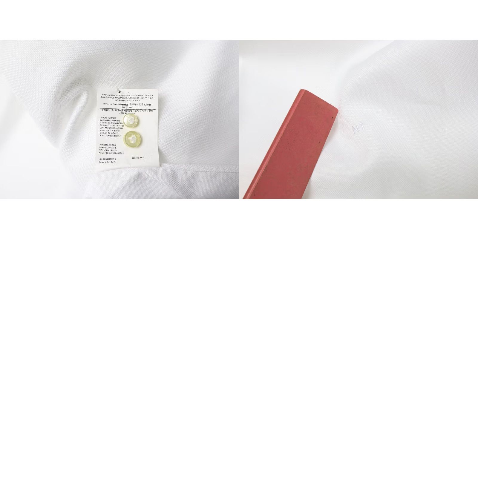 Suitsupply Suitsupply Slim Fit Formal Shirt Men's X LARGE White Collared Button-Up Dress Shirt XL Men Slim Fit Court White Collared Dress Shirt Mens Size 46R - 8 Thumbnail