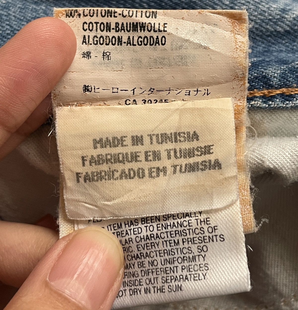 Replay Vintage Brand Replay Distressed Jeans 2000s Size US 29 - 10 Thumbnail