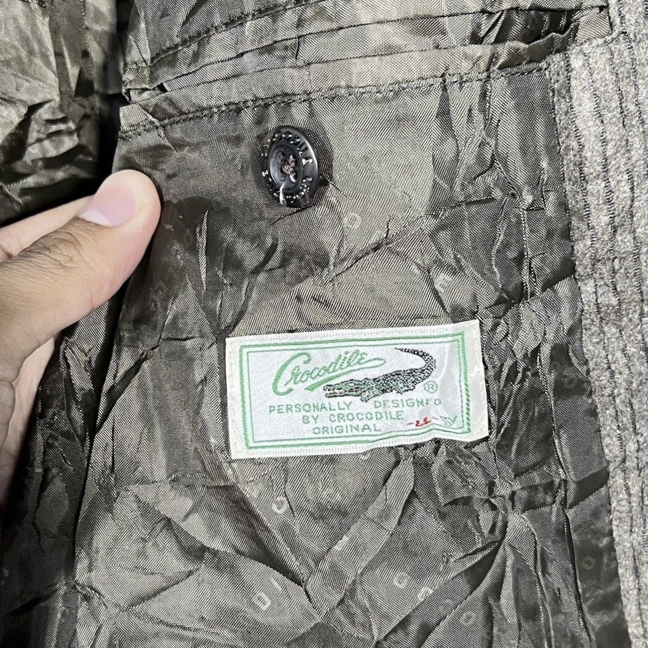 Lacoste Crocodile jacket corduroy nice desing Size US L / EU 52-54 / 3 - 4 Thumbnail