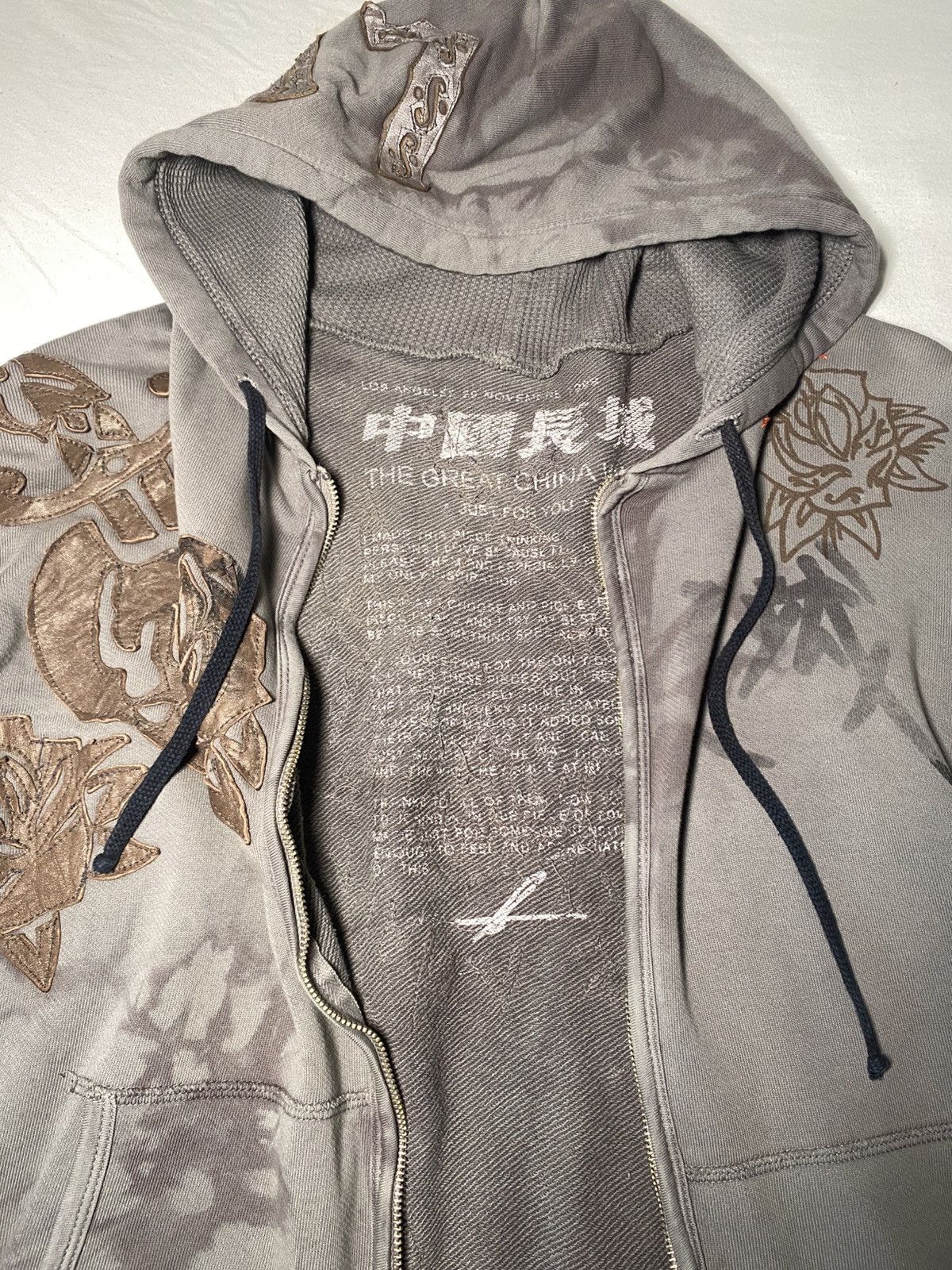 The Great China Wall Great China Wall Hoodie Embroidered Skulls Rocker Size US L / EU 52-54 / 3 - 6 Thumbnail