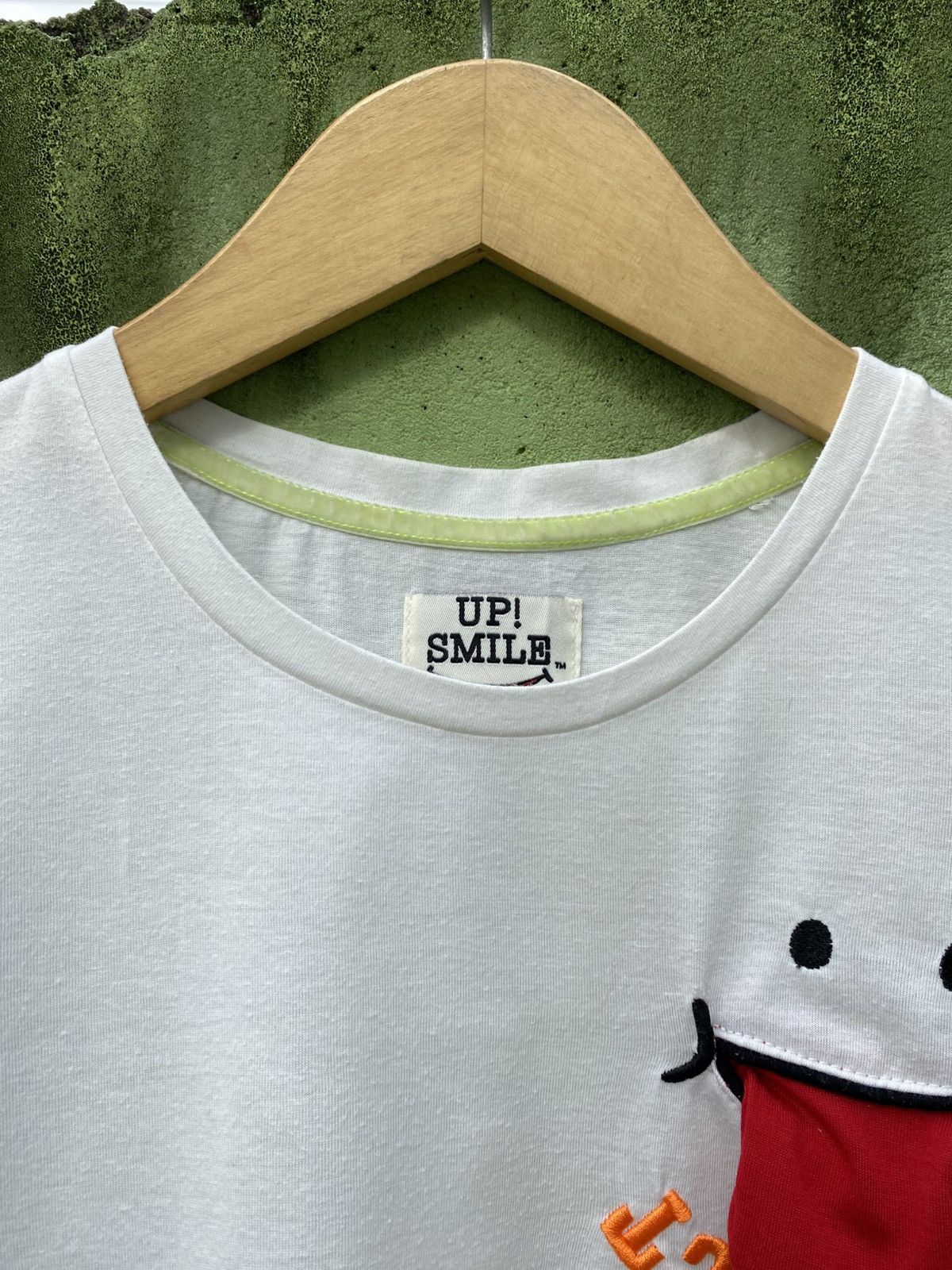 Japanese Brand Up! Smile Cartoon Tongue Patch Tee Cute Backpack 3D Japanese Size L / US 10 / IT 46 - 3 Thumbnail