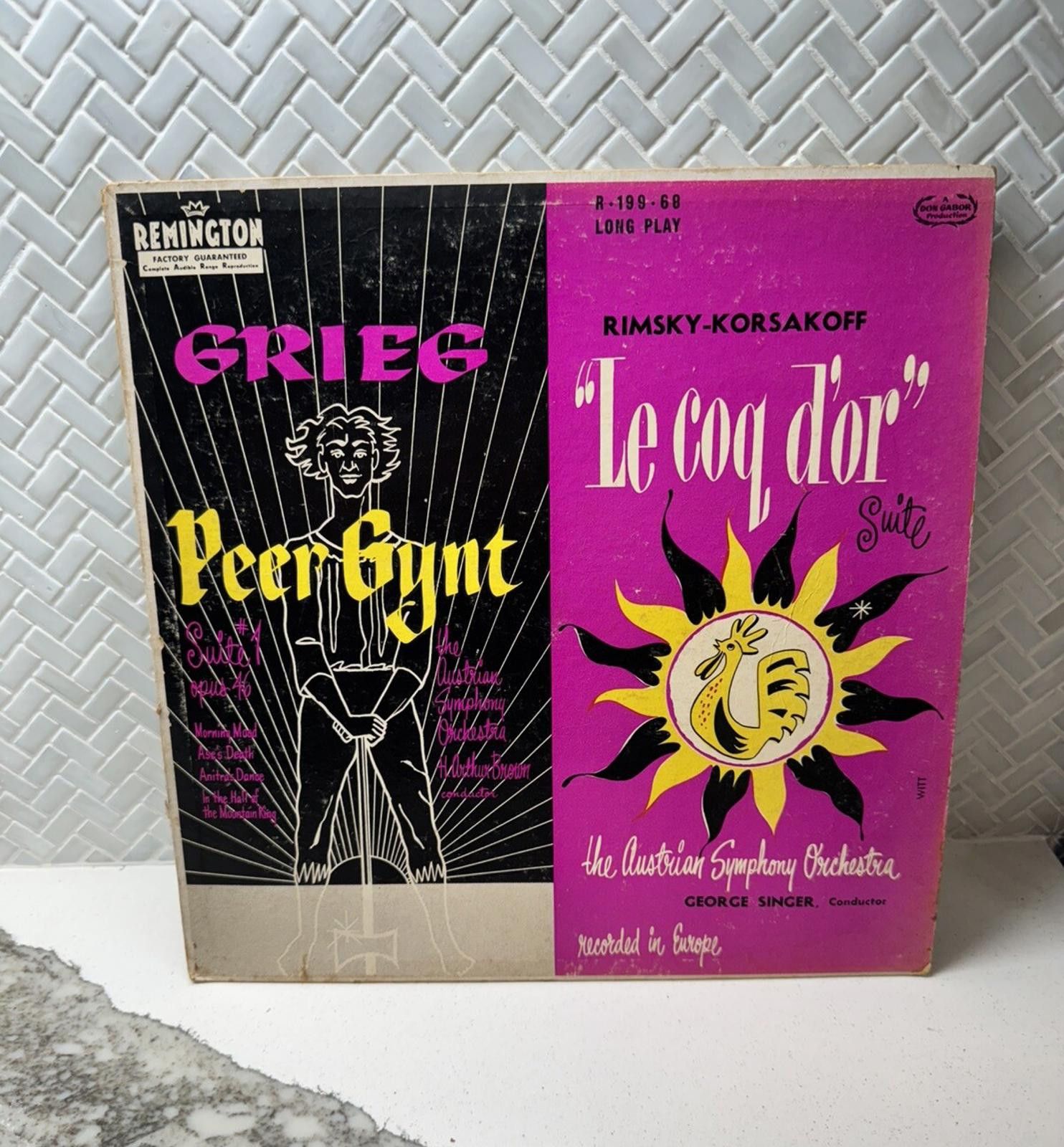 Designer GRIEG Peer Gynt BROWN RIMSKY Coq d'or SINGER Remington R 199 Size ONE SIZE - 1 Thumbnail