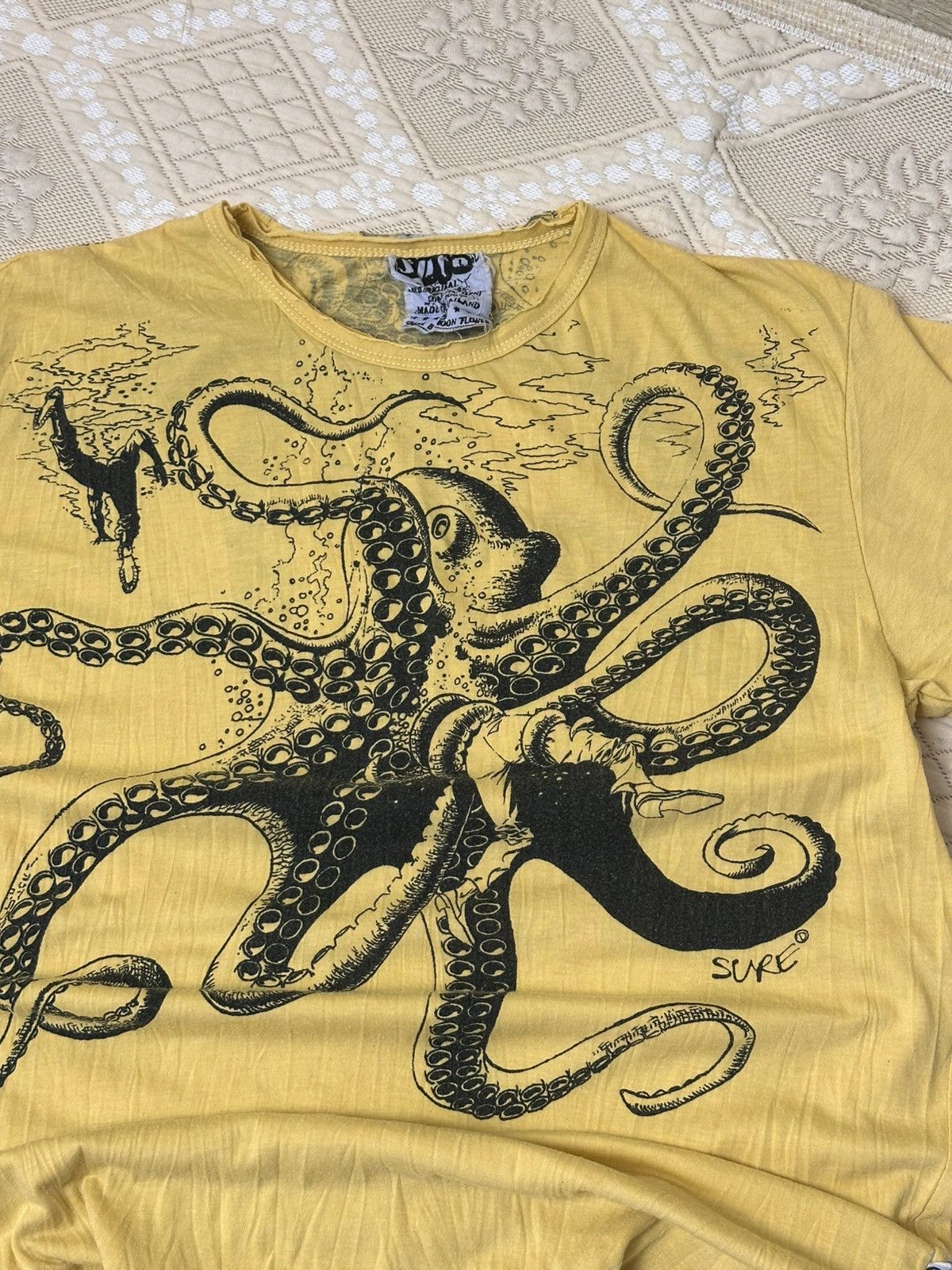 Japanese Brand 🔥 Sure Octopus Art Affliction Style T Shirt Ed Hardy Supreme Size US M / EU 48-50 / 2 - 2 Thumbnail