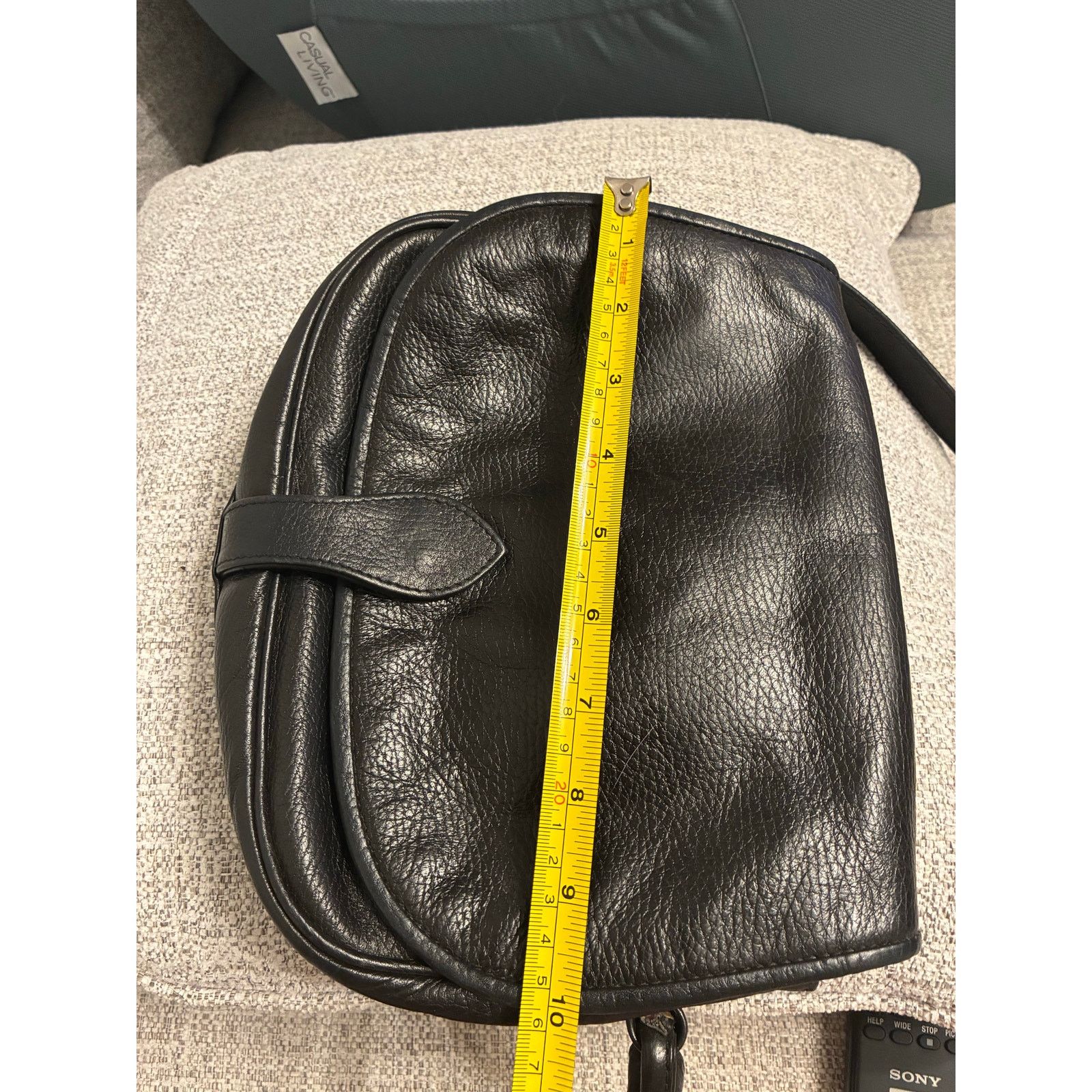 Other John A Brown Women's Black Genuine Leather Crossbody Bag Size ONE SIZE - 7 Thumbnail