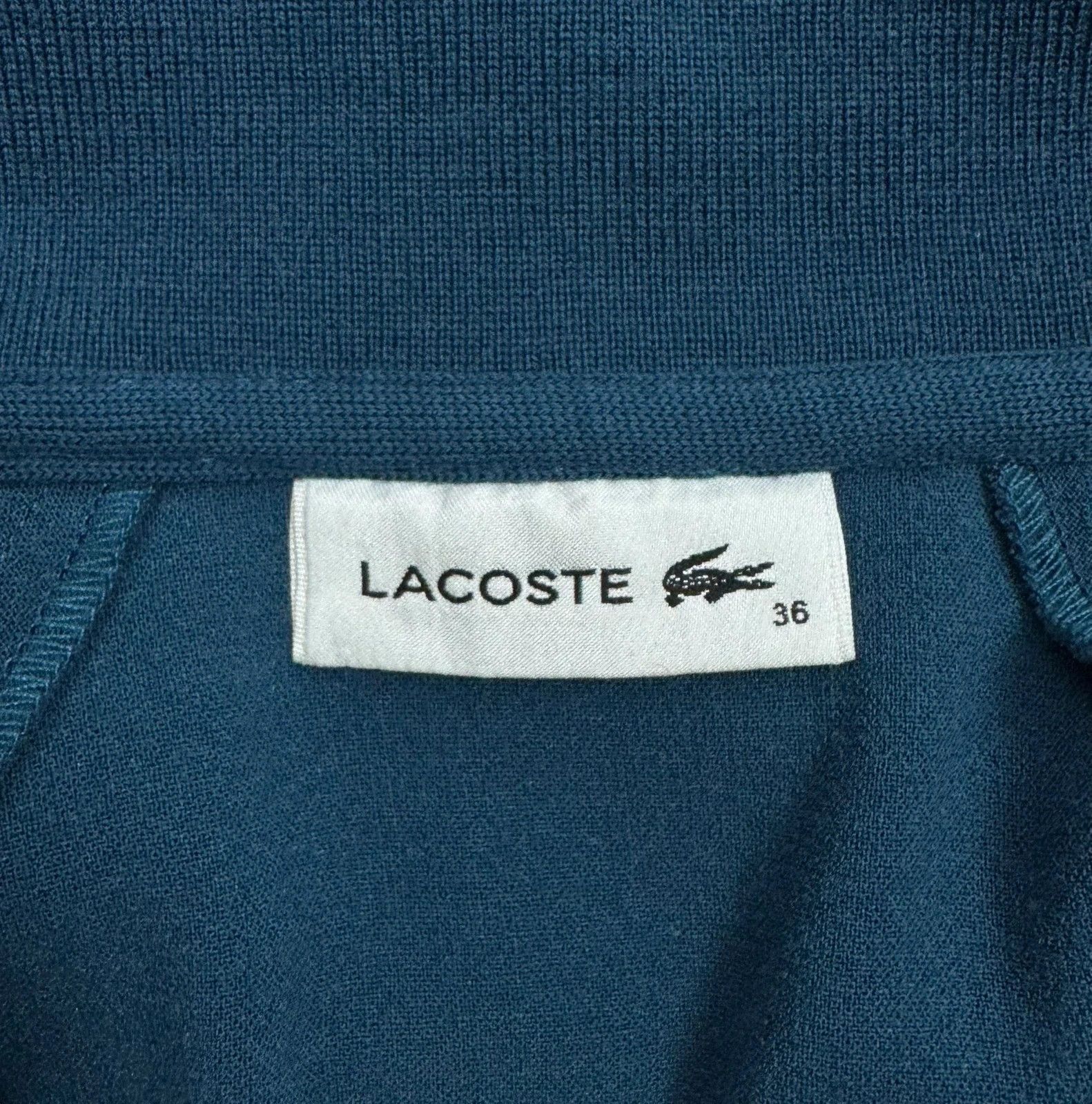 Lacoste Lacoste Wool Collared Jumper 1/4 Zip Women size 36 Size S / US 4 / IT 40 - 15 Thumbnail