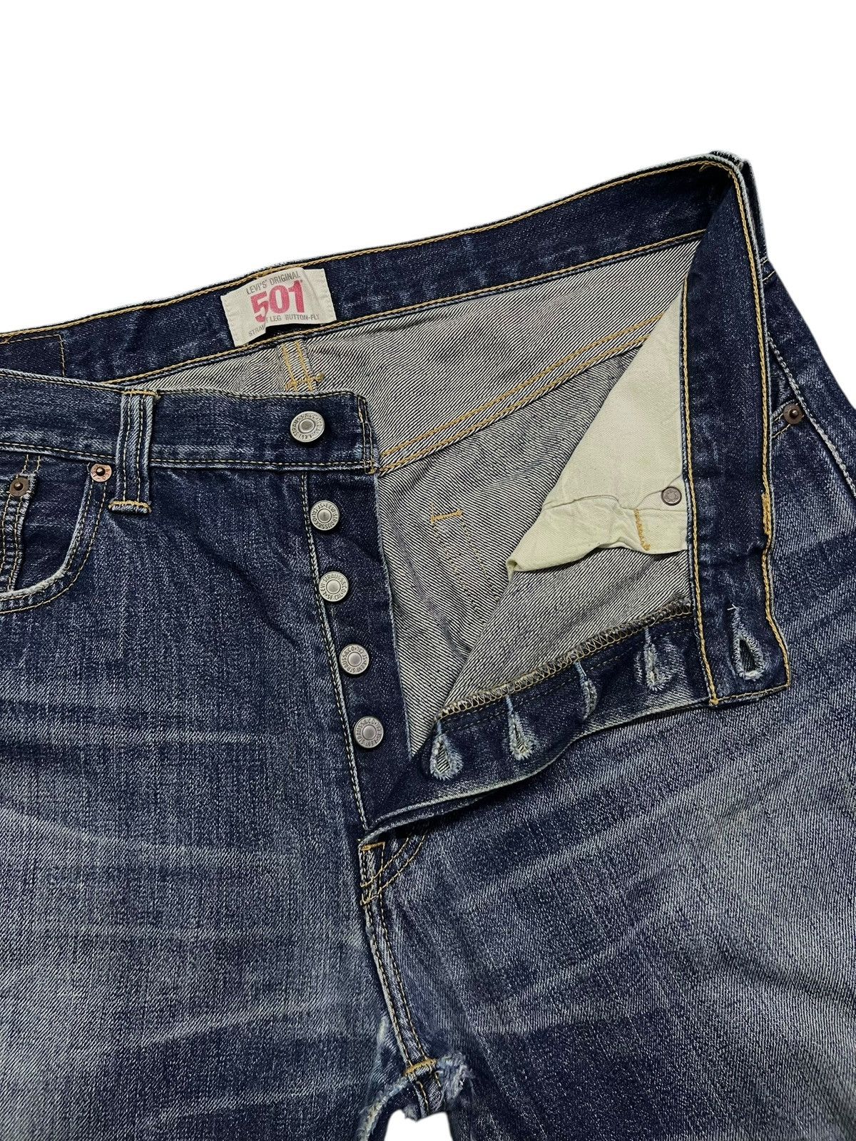 Levi's Vintage Levi’s Lot 501 Original Button Jeans - Japan Market Size US 35 - 9 Thumbnail
