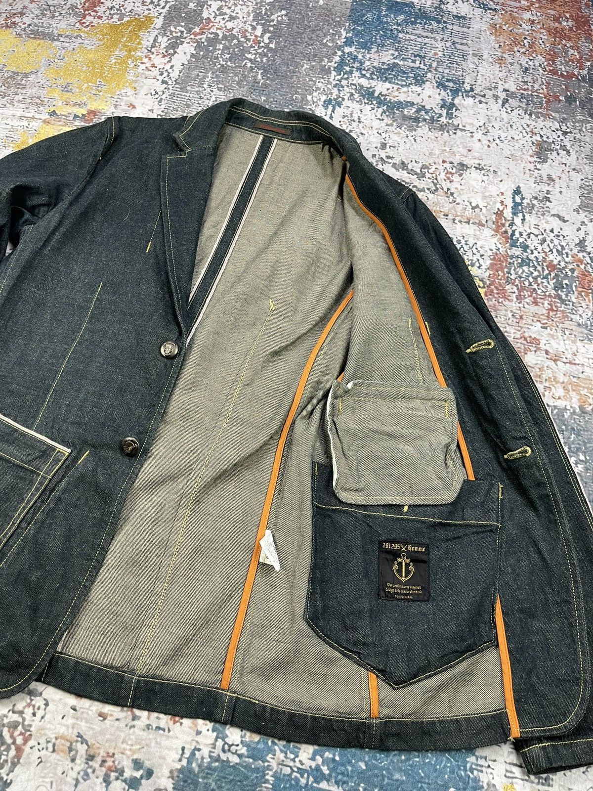 291295=Homme Japan Selvedge 291295 Homme Casual Jacket Size US S / EU 44-46 / 1 - 8 Thumbnail