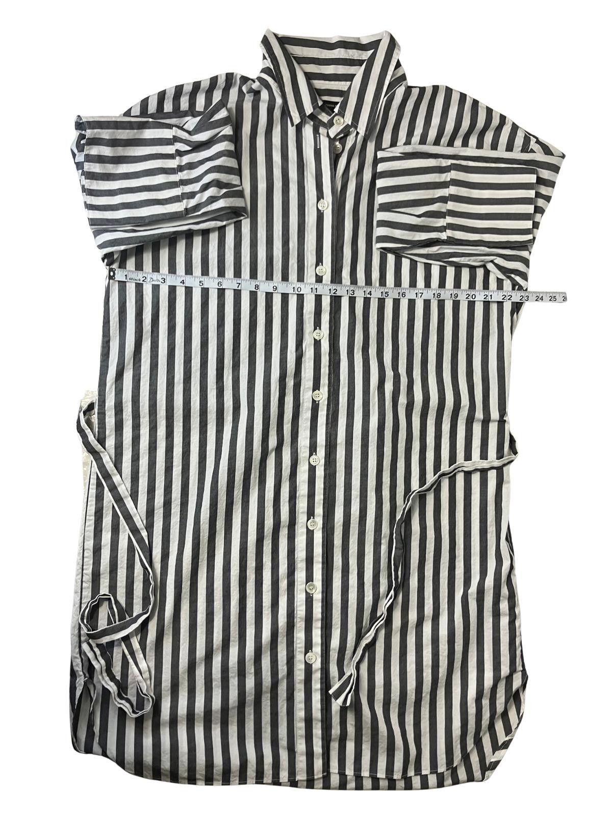 Banana Republic Banana Republic Striped Shirt Dress XL Tall Cotton Size XL / US 12-14 / IT 48-50 - 6 Thumbnail