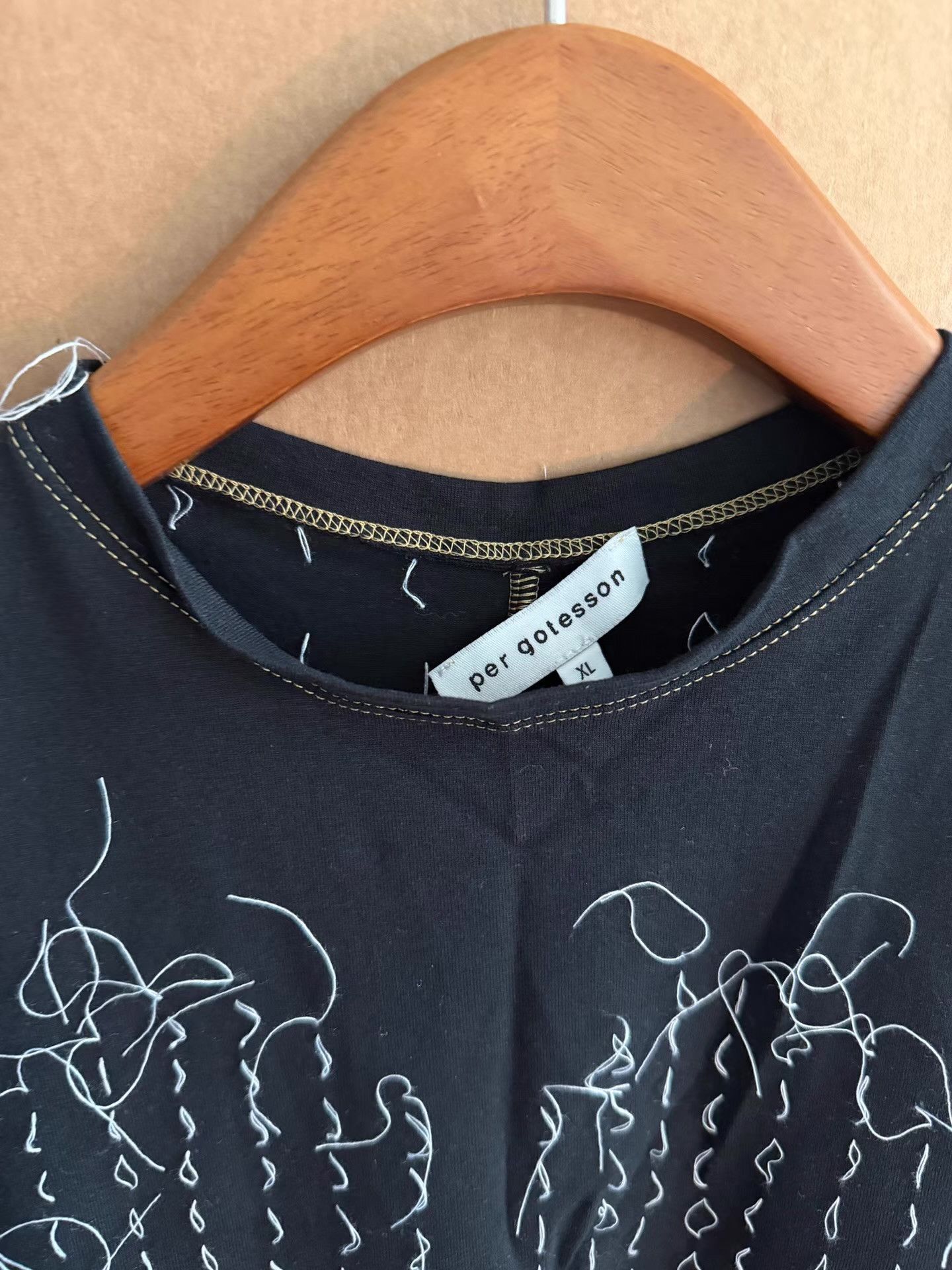 Per Gotesson per golesson Black Sleeveless Tank Top Q16 Size US XL / EU 56 / 4 - 2 Thumbnail