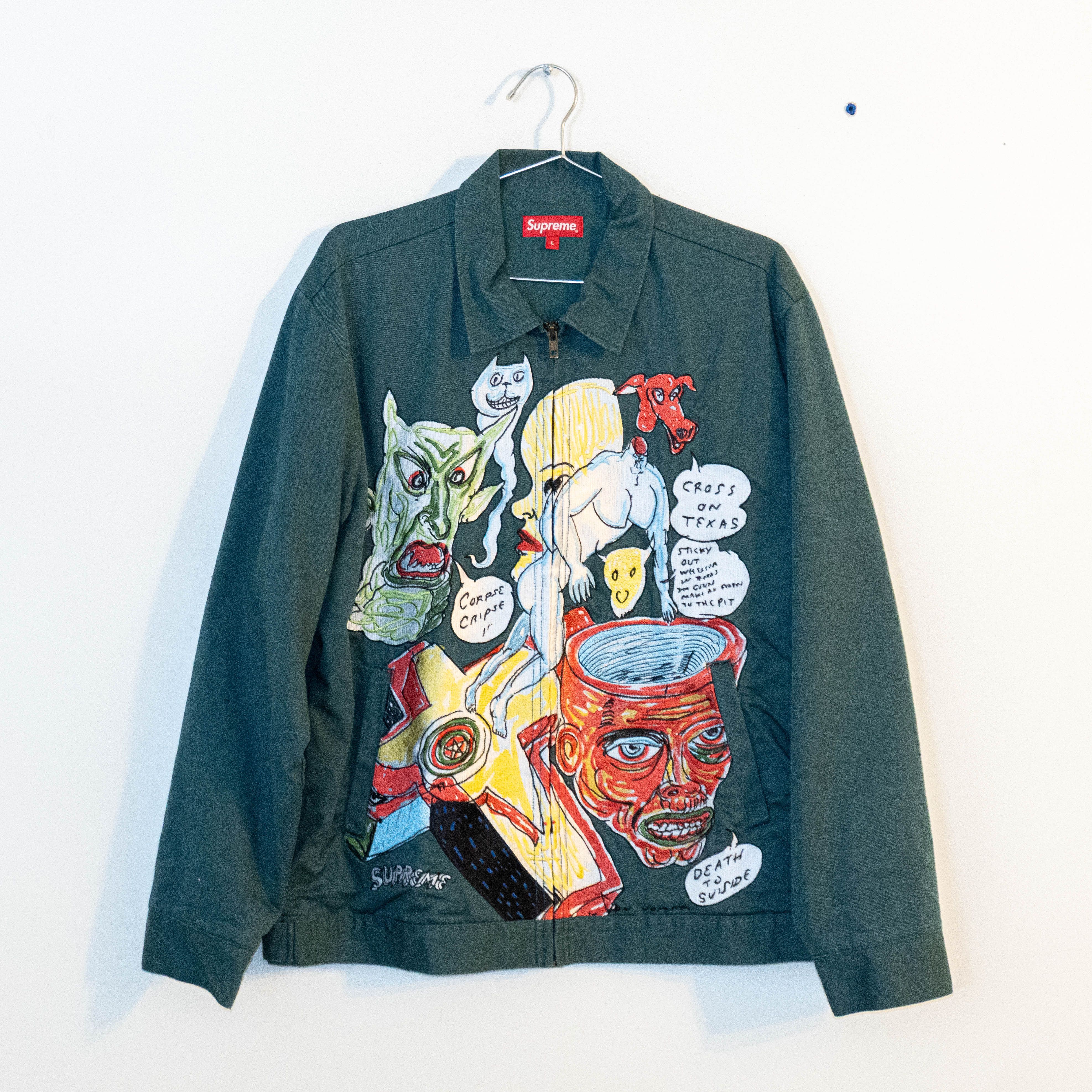 Supreme Supreme Daniel Johnston Embroidered Work Jacket Size US L / EU 52-54 / 3 - 1 Thumbnail