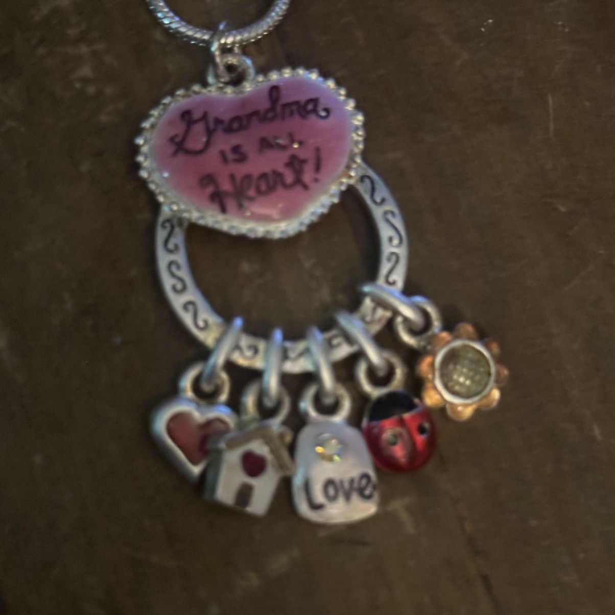 Other AJMC silver tone Grandma Is All Heart pendant necklace Size ONE SIZE - 4 Thumbnail