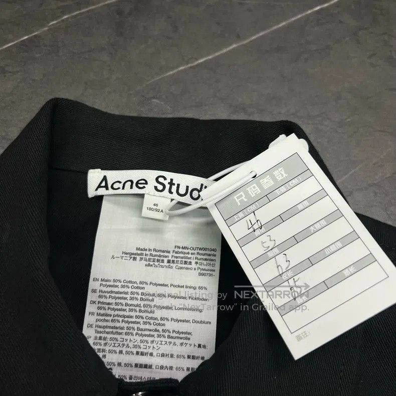 Acne Studios Acne Studios SS24 single-breasted denim jacket Size US S / EU 44-46 / 1 - 6 Thumbnail