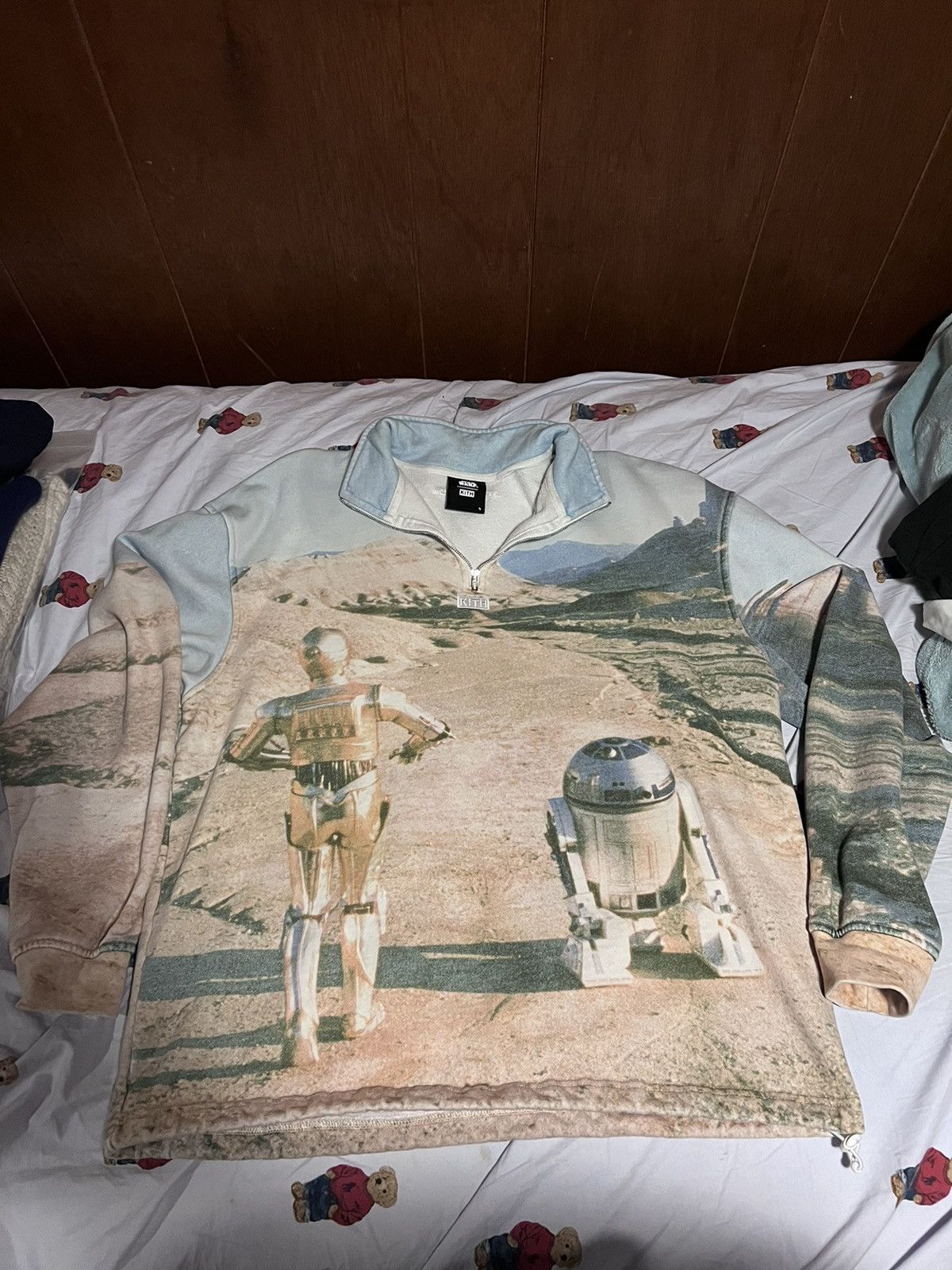 Kith Kith x Star Wars droids quarter zip | Grailed