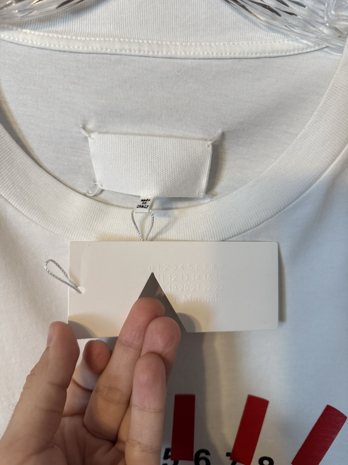 Maison Margiela Maison Margiela Tape Logo T-Shirt Size US M / EU 48-50 / 2 - 8 Thumbnail