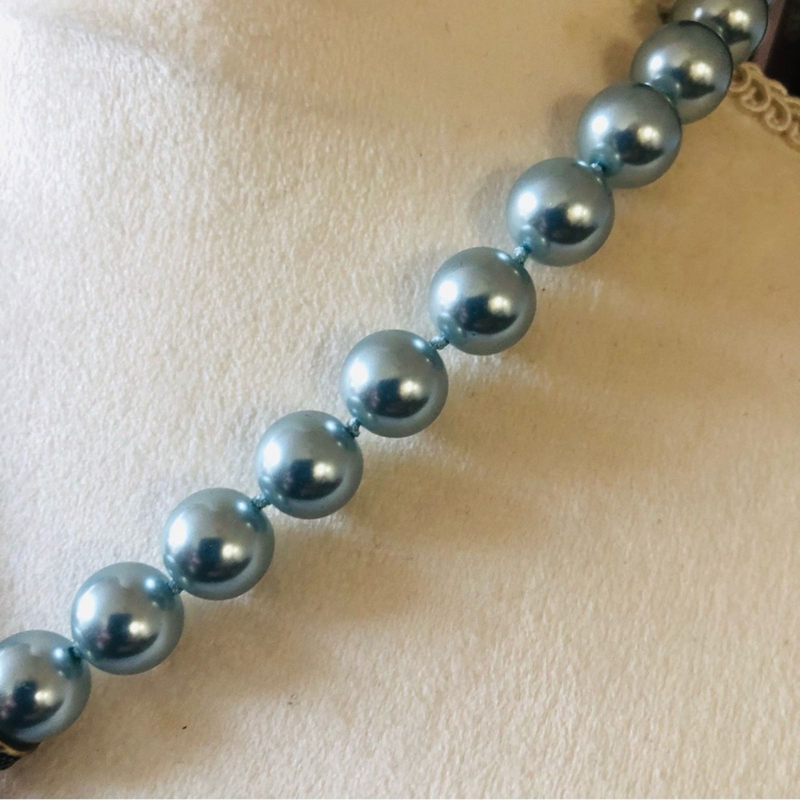 Jewelry Heidi Daus Tantalizing cool mint glass Pearl necklace Size ONE SIZE - 10 Thumbnail