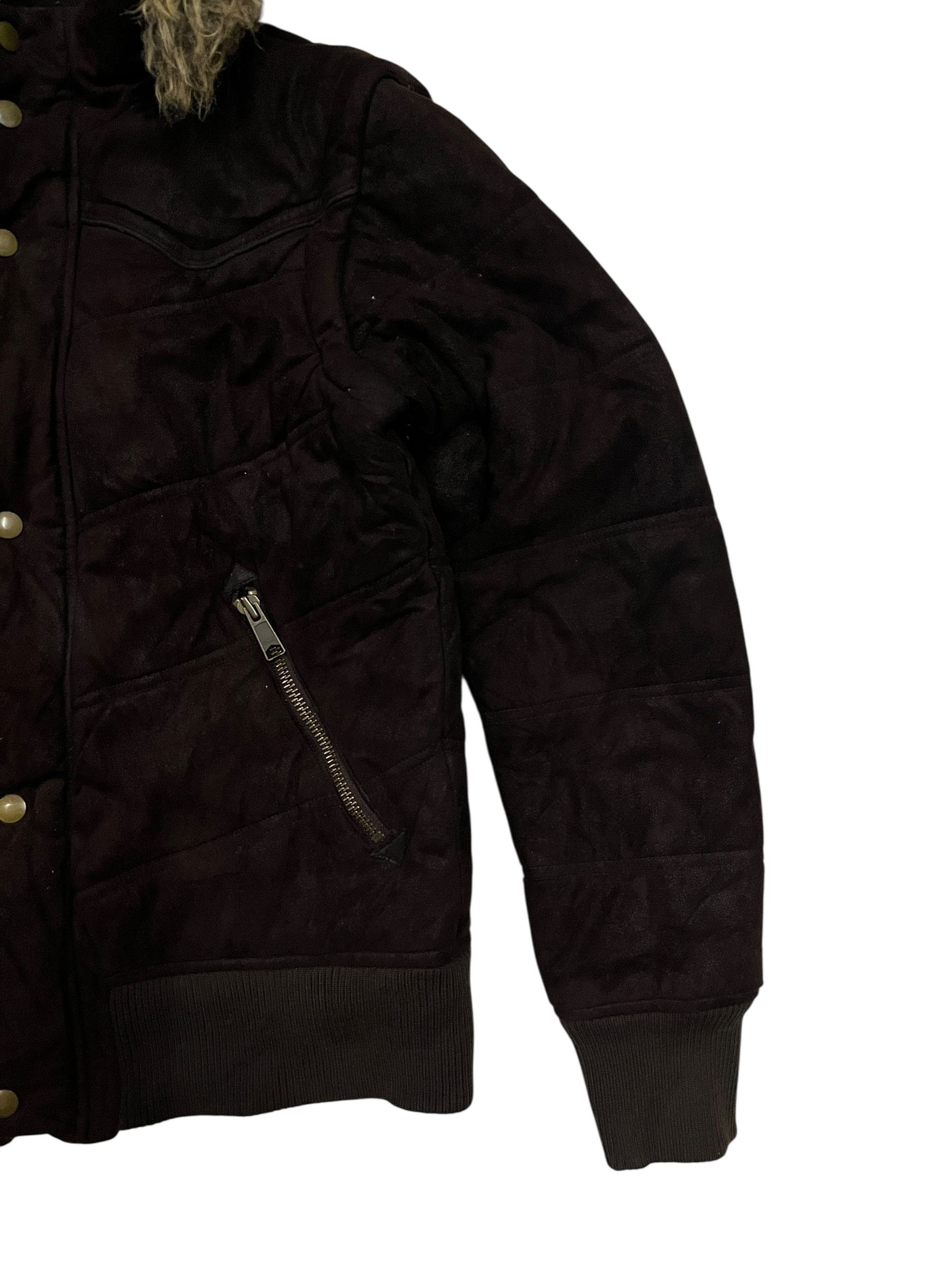Morgan Homme Morgan de Toi Detachable Sleeves Faux Fur Velvet Jacket Size US S / EU 44-46 / 1 - 6 Thumbnail