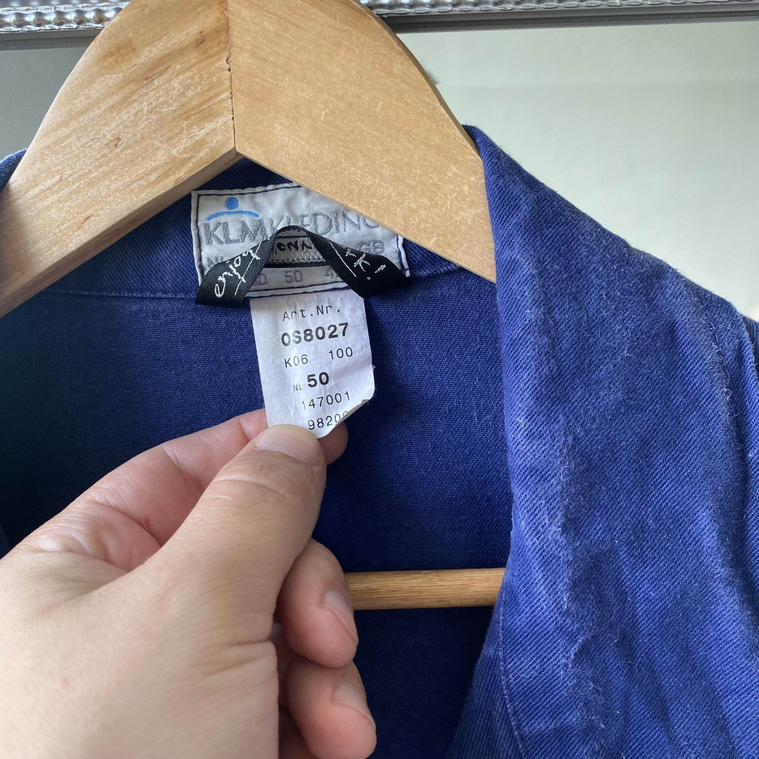Le Laboureur ⚙️ Vintage 90s Faded French Coverall Sanfor worker jumpsuit Size US 32 / EU 48 - 6 Thumbnail