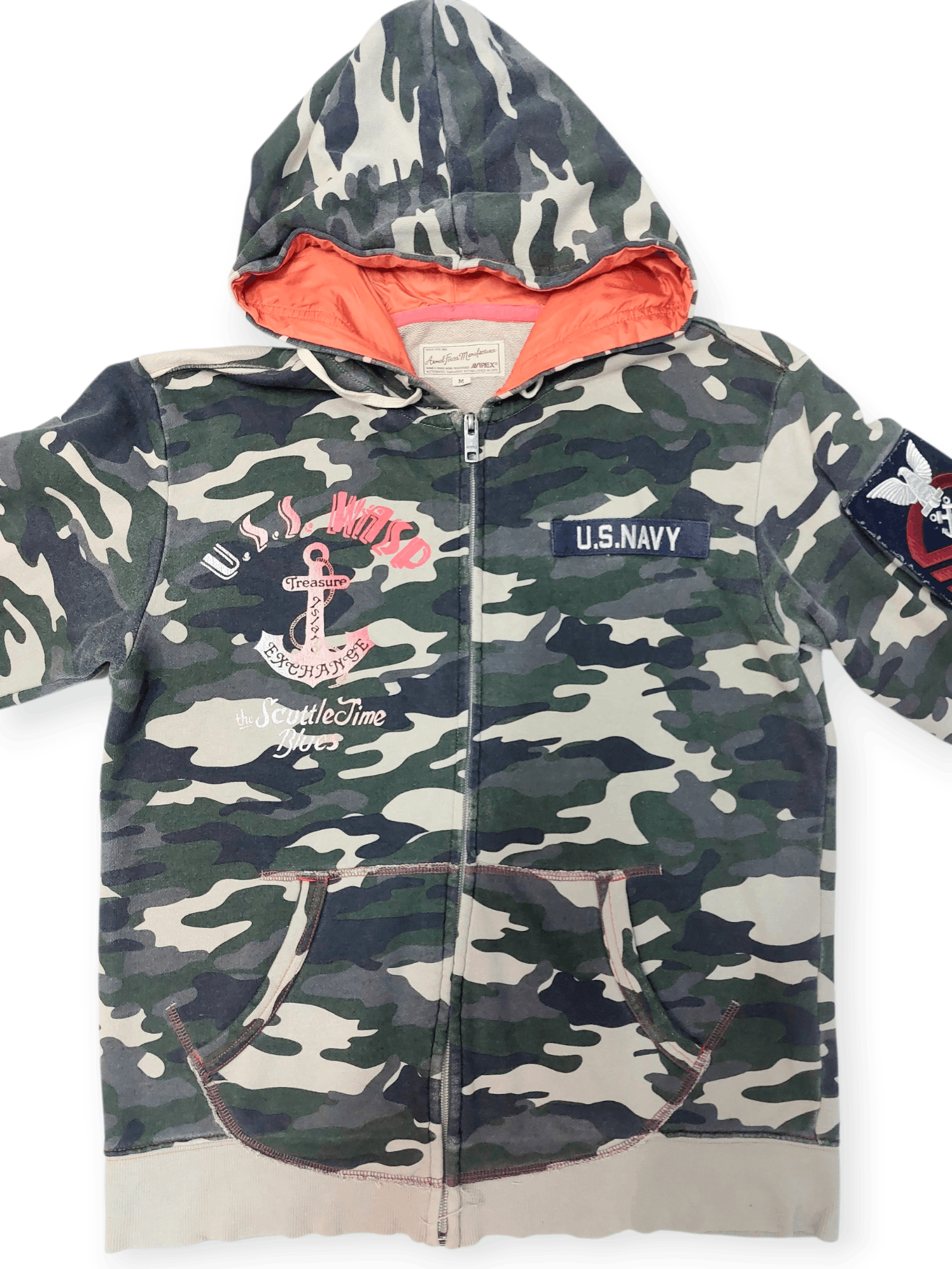 Avirex Avirex Military Armed Forces US Navy Hoodies Size US M / EU 48-50 / 2 - 5 Thumbnail