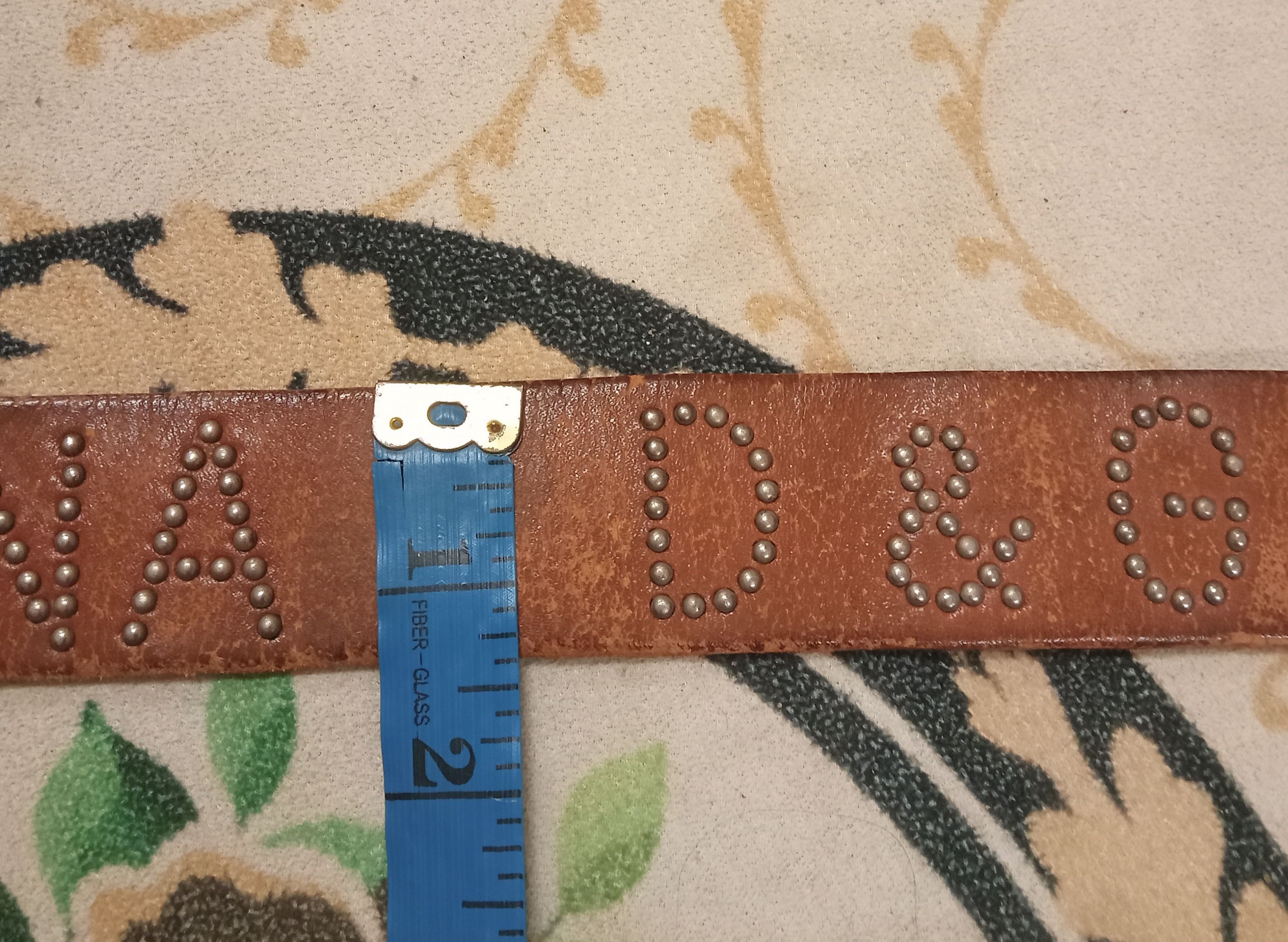 Dolce & Gabbana Vintage Dolce & Gabbana Rare Studs Leather Belt Size 36 - 11 Thumbnail