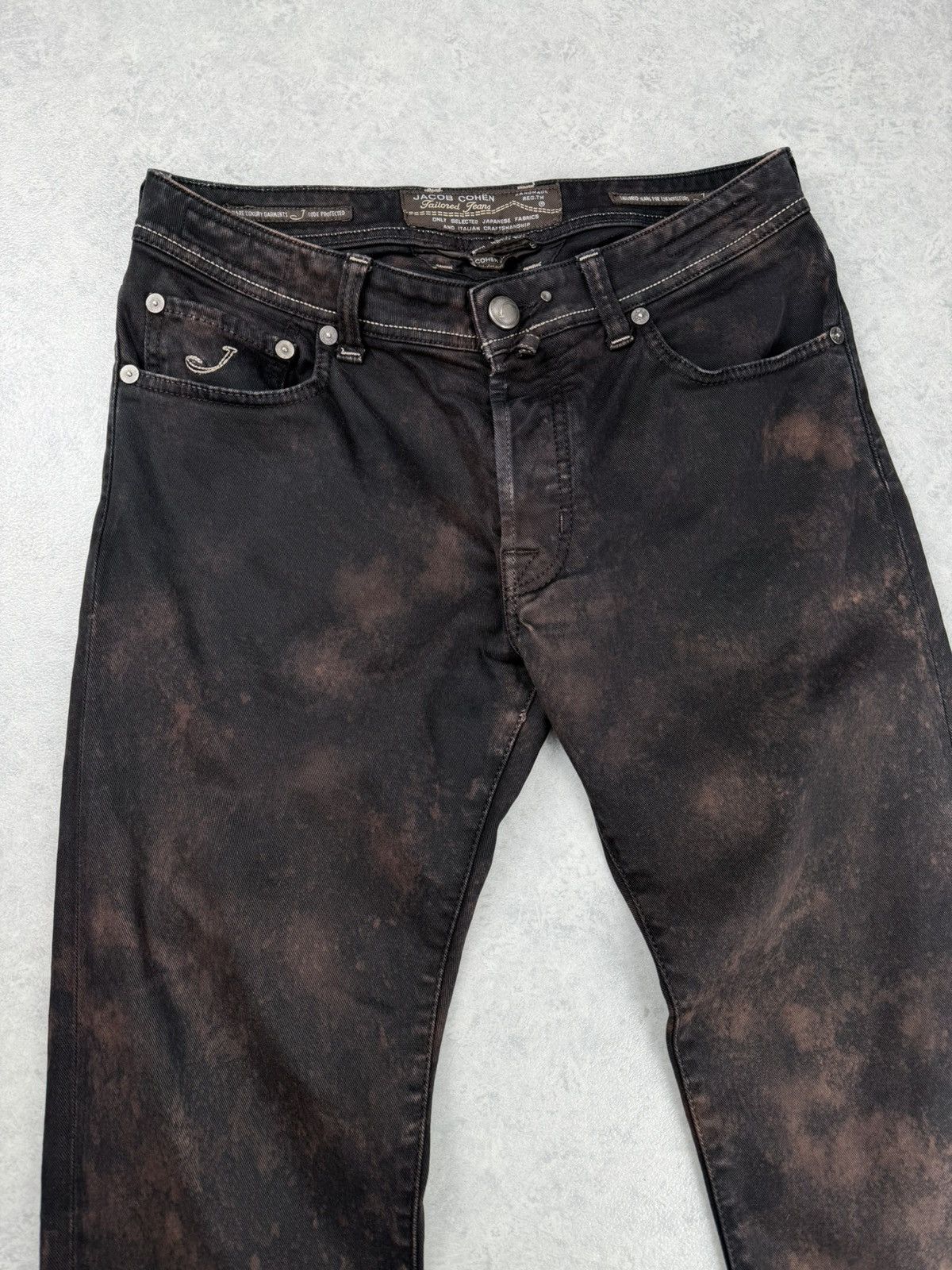 Jacob Cohen Jacob Cohen J688 Comfort Handmade Bleached Jeans Size 33 Size US 33 - 3 Thumbnail