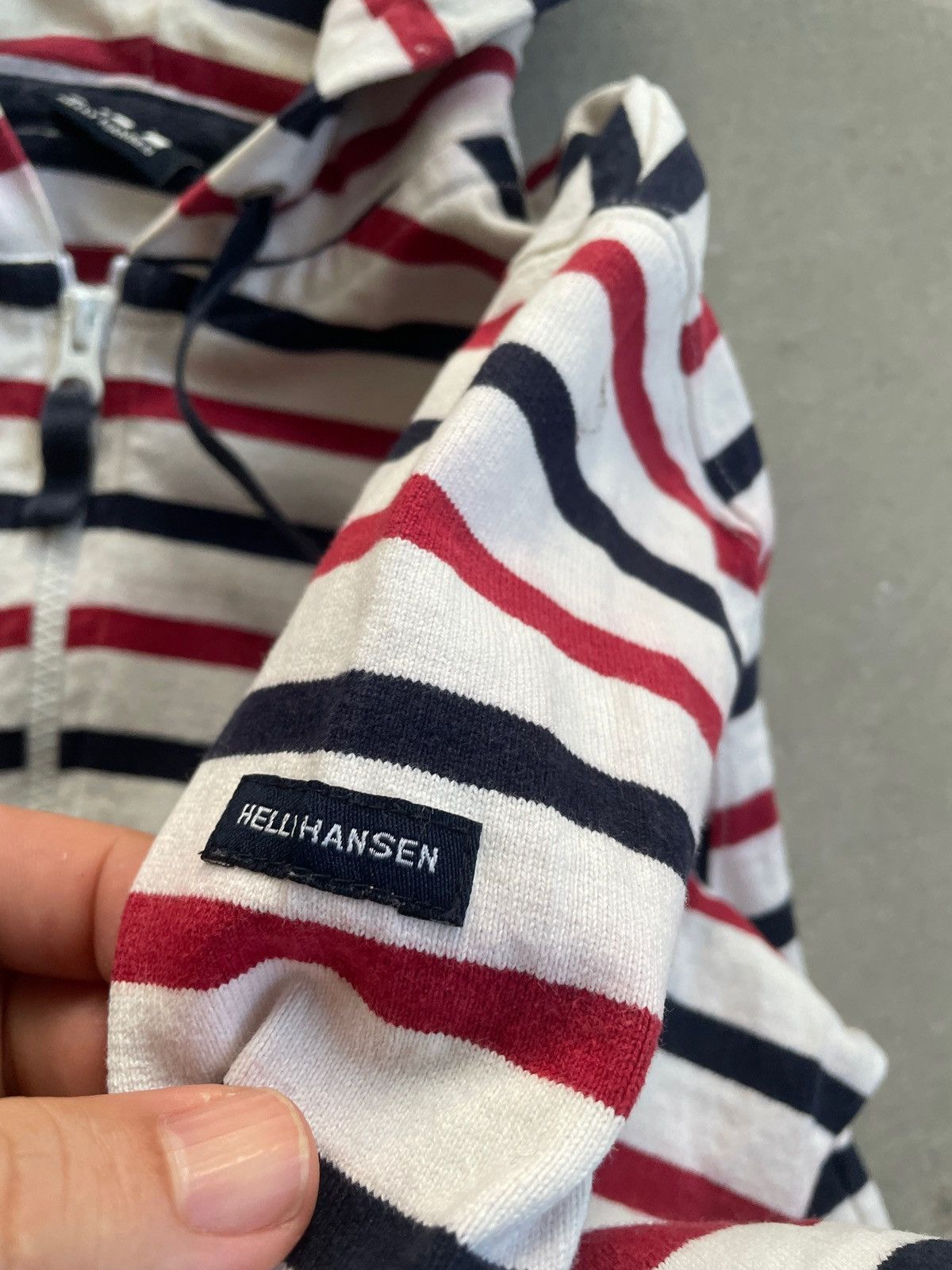 Helly Hansen × Vintage VINTAGE STRIPES HELLY HANSEN MIDZIPPER HOODIE Size US S / EU 44-46 / 1 - 6 Thumbnail