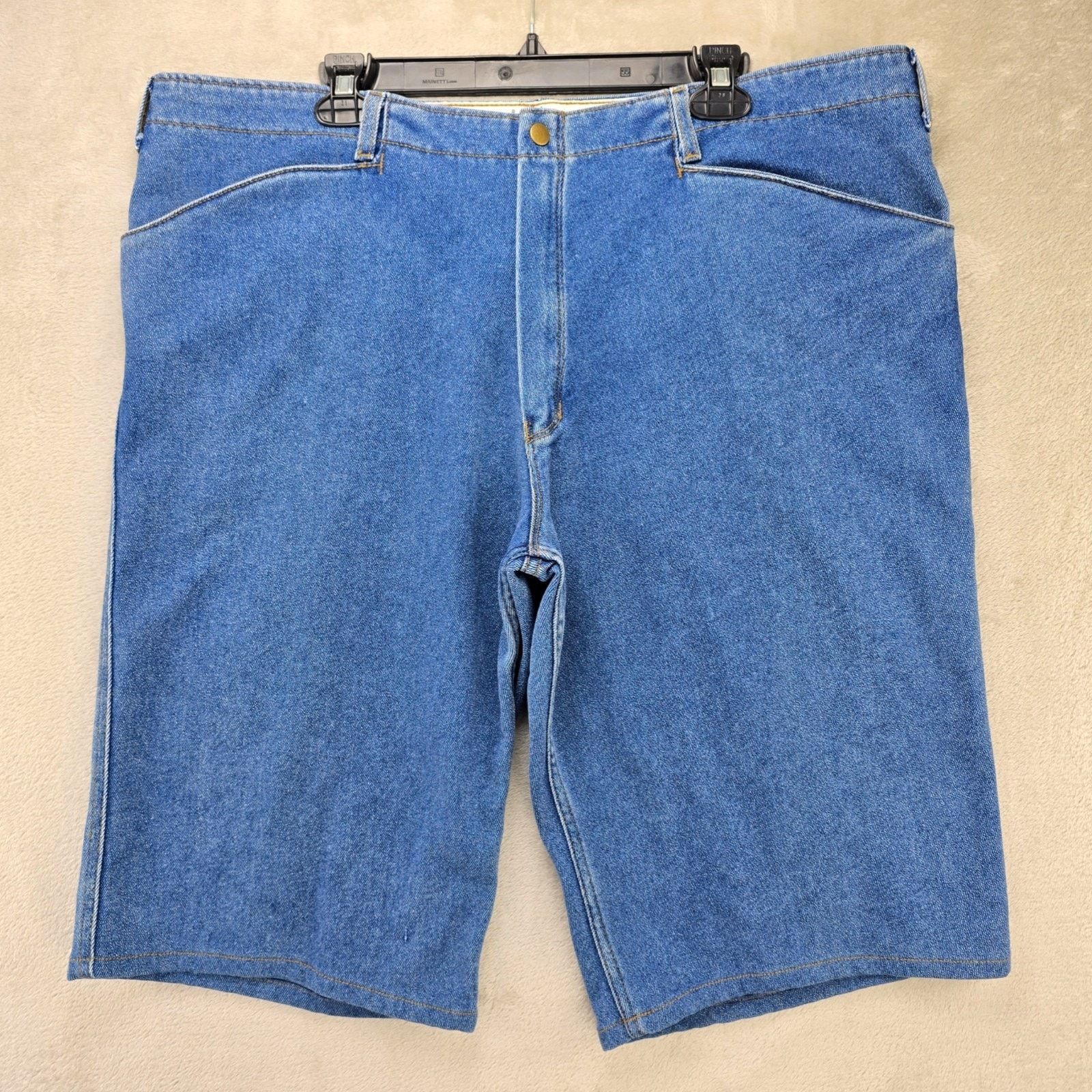 Other Vintage Hombre Denim Shorts 38 (Fits 42x15) Blue Y2K Chicano Size US 42 / EU 58 - 1 Thumbnail