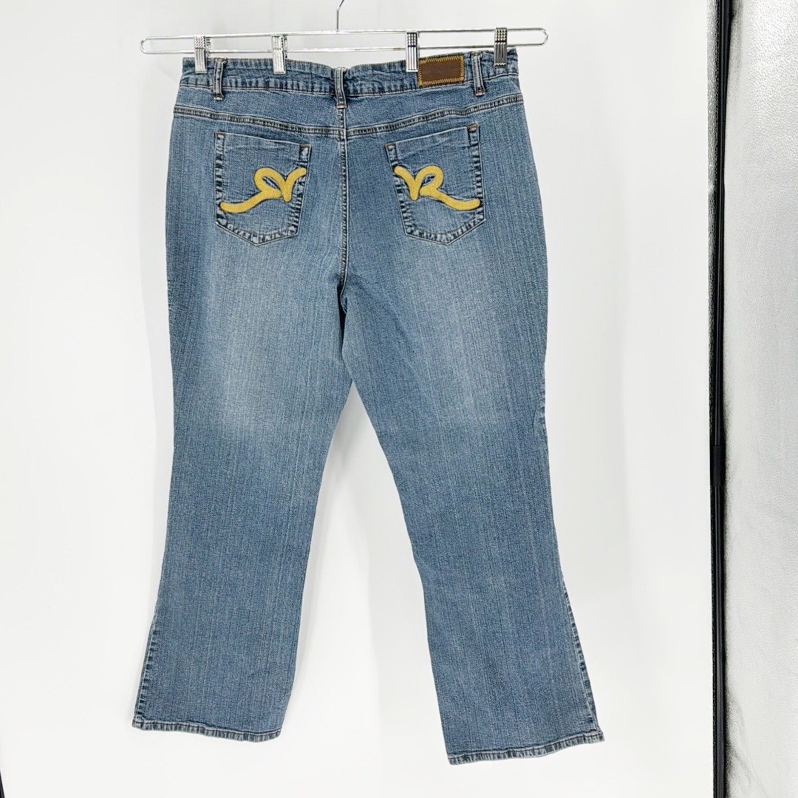 Rocawear Roca Wear low rise Y2K flare light wash jean signature RR Size 42" / US 20 - 2 Thumbnail