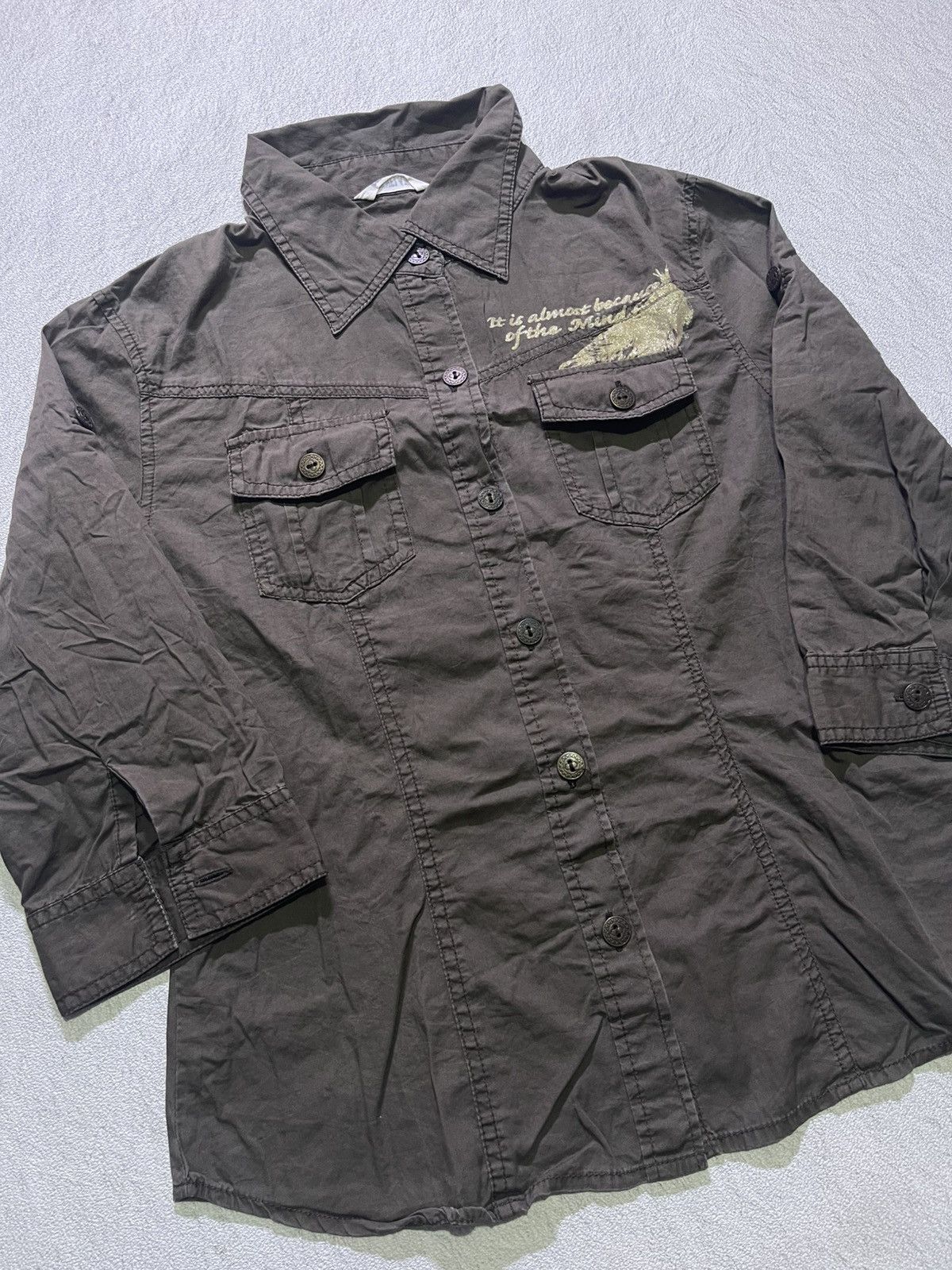 Japanese Brand Y2K KORNFLAKE short sleeve shirt Size M / US 6-8 / IT 42-44 - 5 Thumbnail