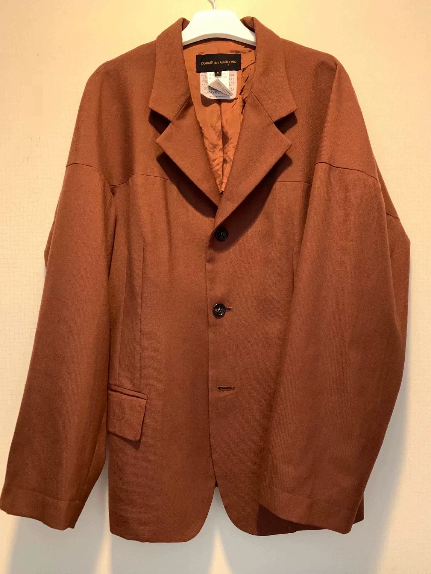 Comme des Garcons Comme des Garcons Men's Wool Blazer Size US M / EU 48-50 / 2 - 1 Thumbnail