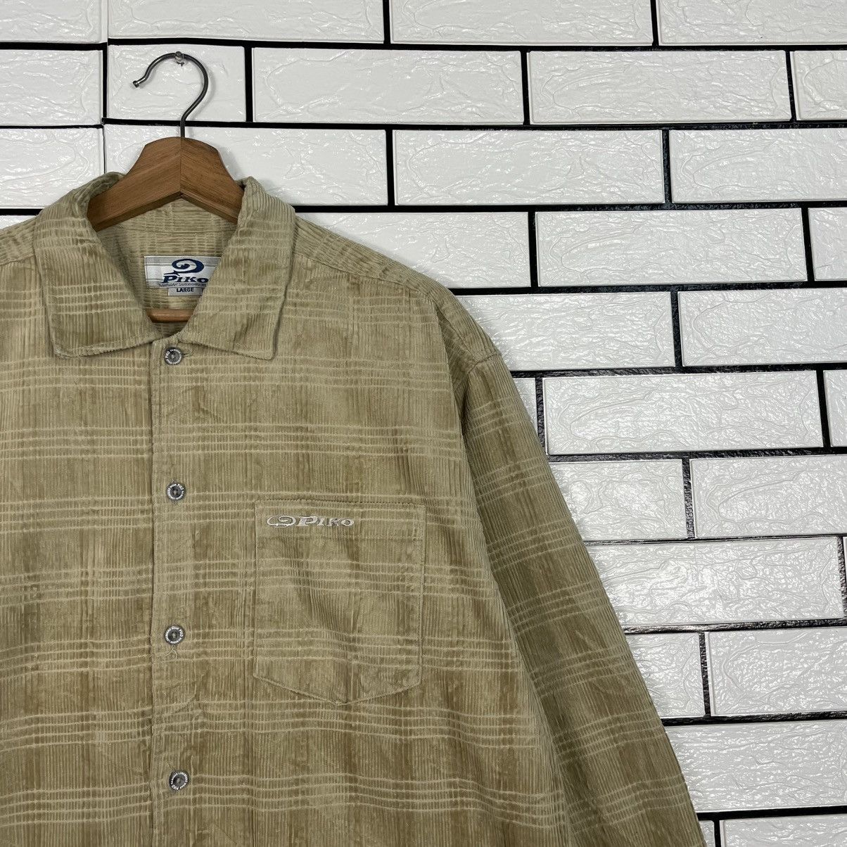 Japanese Brand Piko Hawaian Plaid Shirt Jacket Size US L / EU 52-54 / 3 - 5 Thumbnail