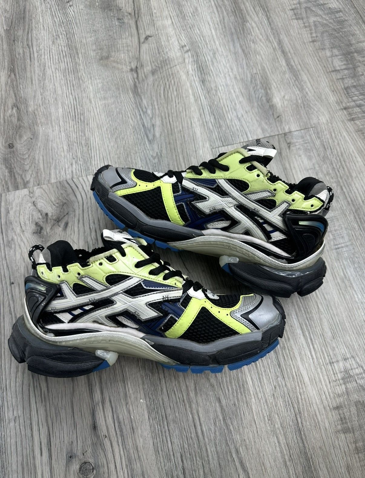 Balenciaga Balenciaga Runner - Green/Black/Silver Size US 9 / EU 42 - 3 Thumbnail