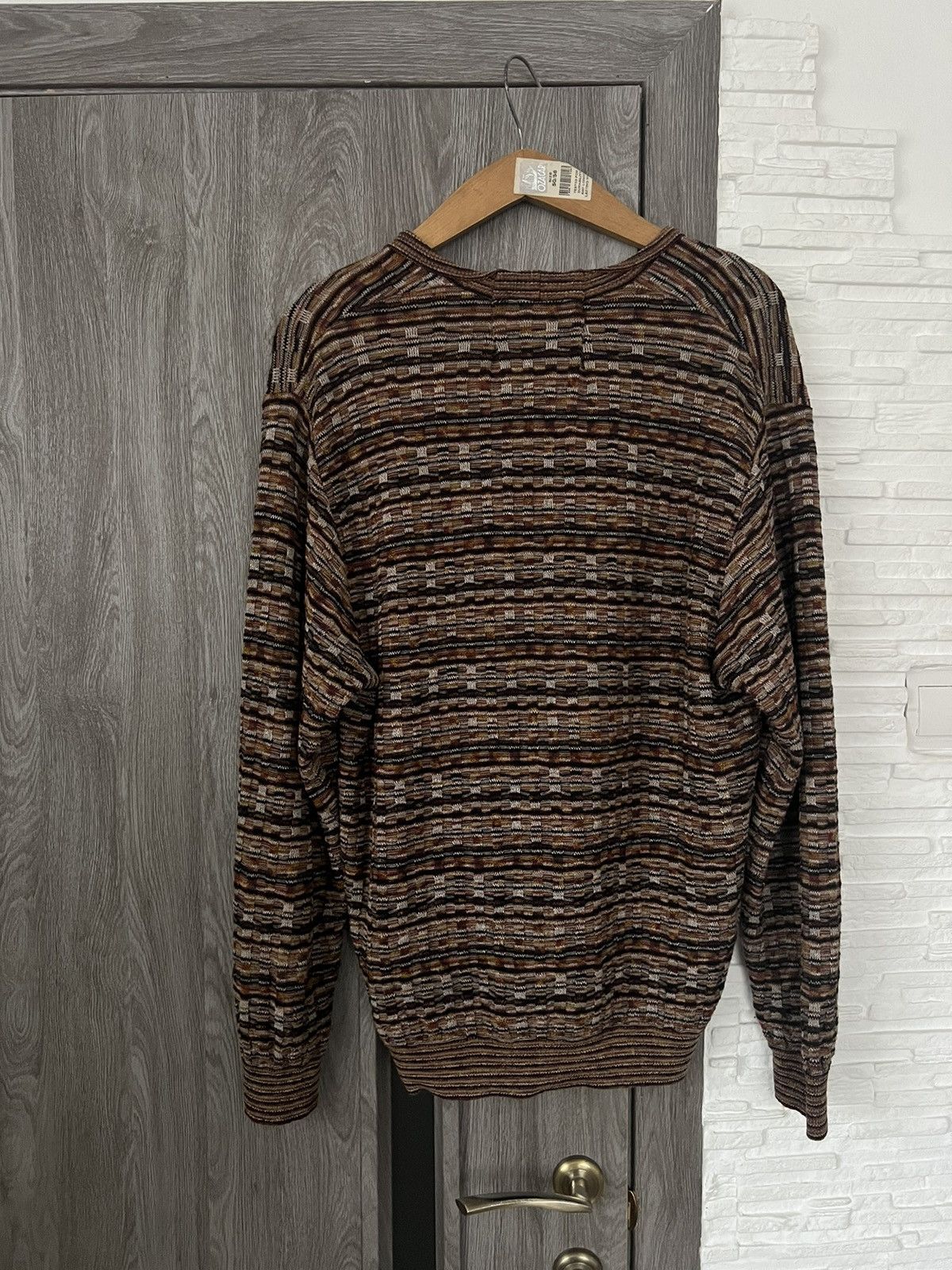 Missoni × Vintage Missoni sport cardigan 46L knit retro Size 46L - 7 Thumbnail
