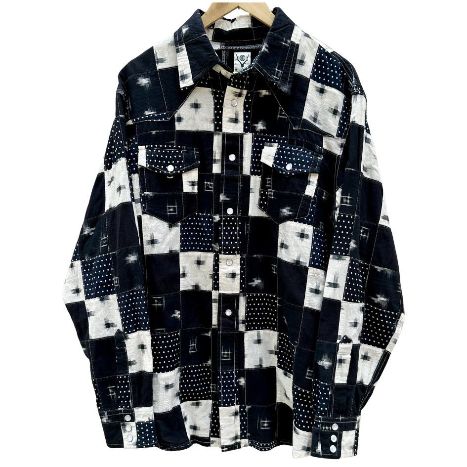South2 West8 SS25 South2 West8 Western Multi Dot Patchwork Shirt Size US M / EU 48-50 / 2 - 1 Thumbnail